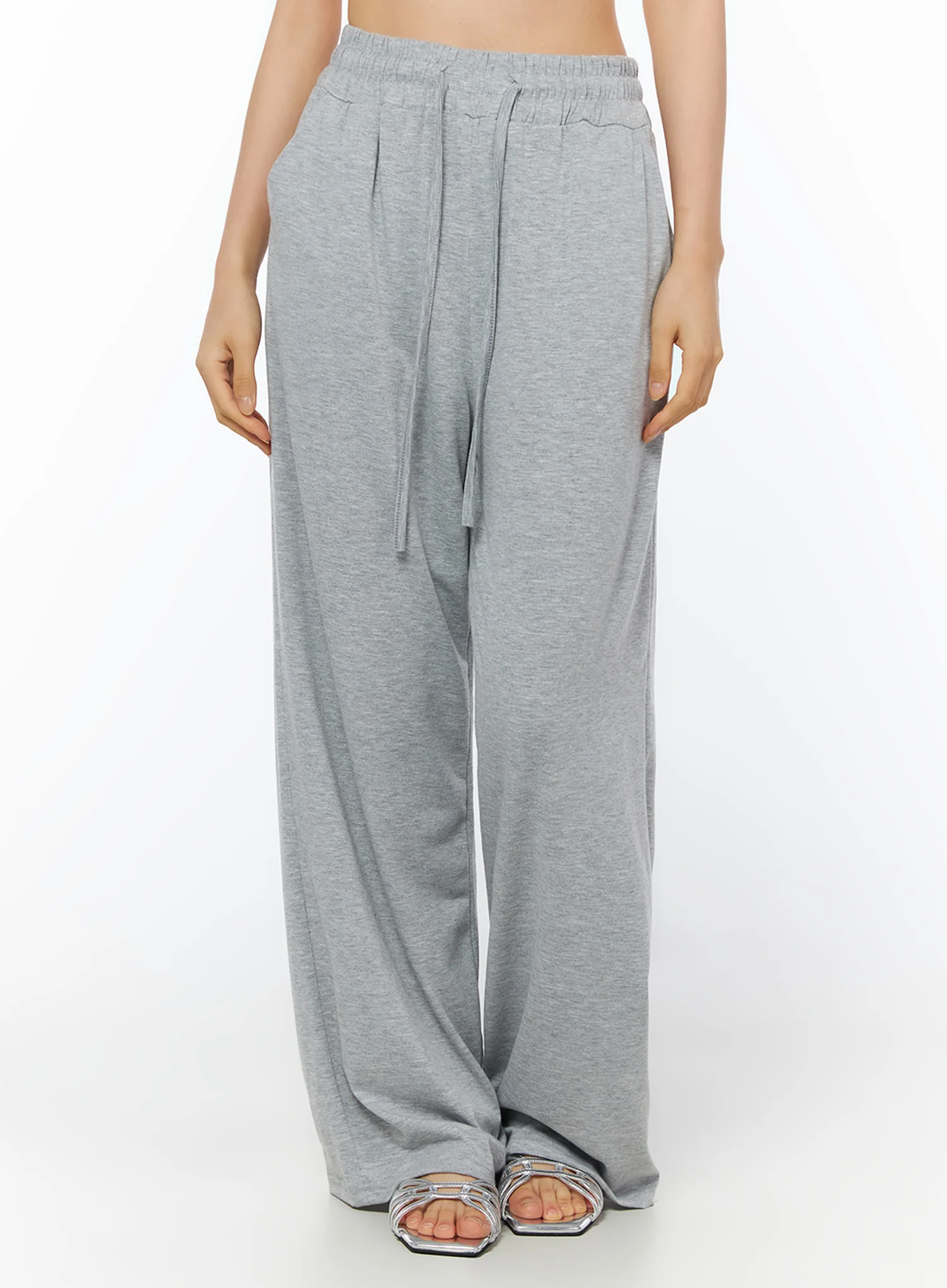 High Waist Relaxed Fit Sweatpants IU519 - Image 4