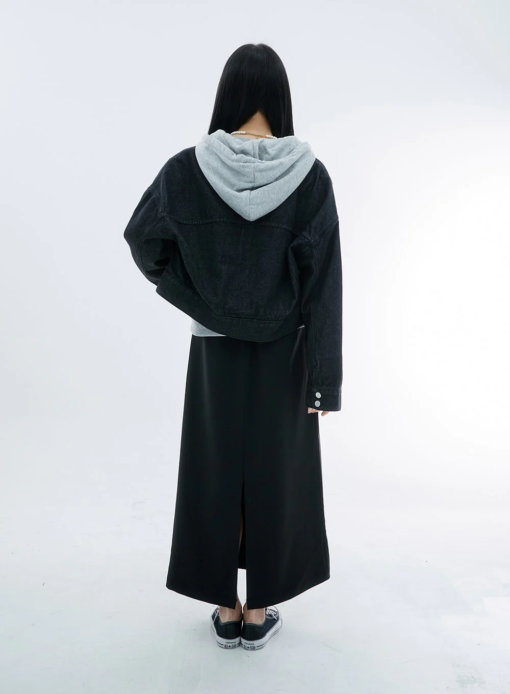 High Waist Simple Maxi Long Skirt OO04 - Image 11