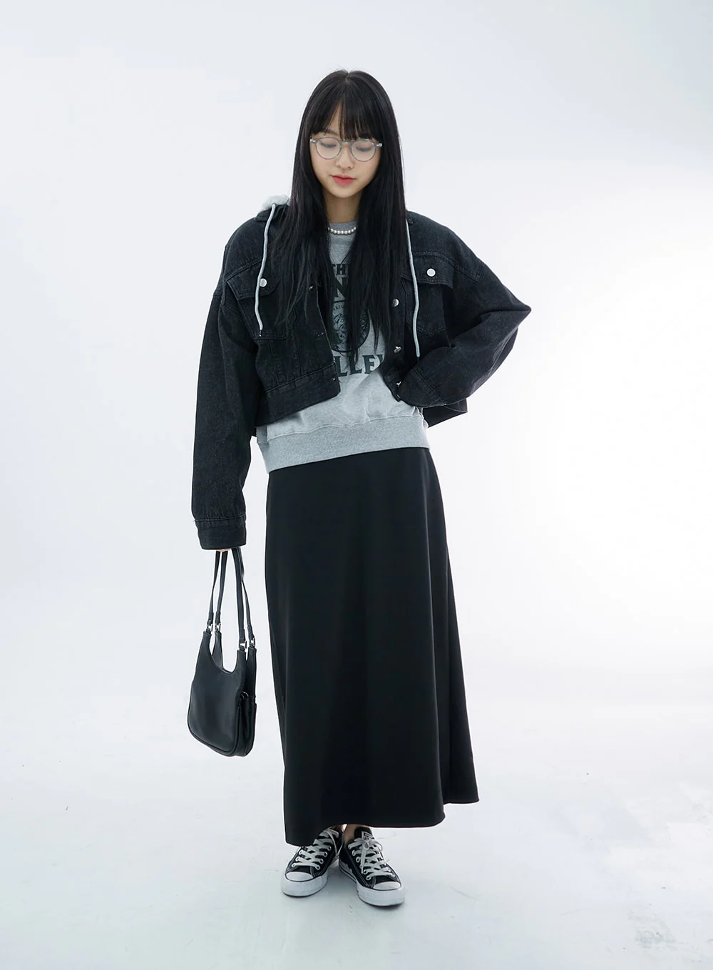 High Waist Simple Maxi Long Skirt OO04 - Image 12