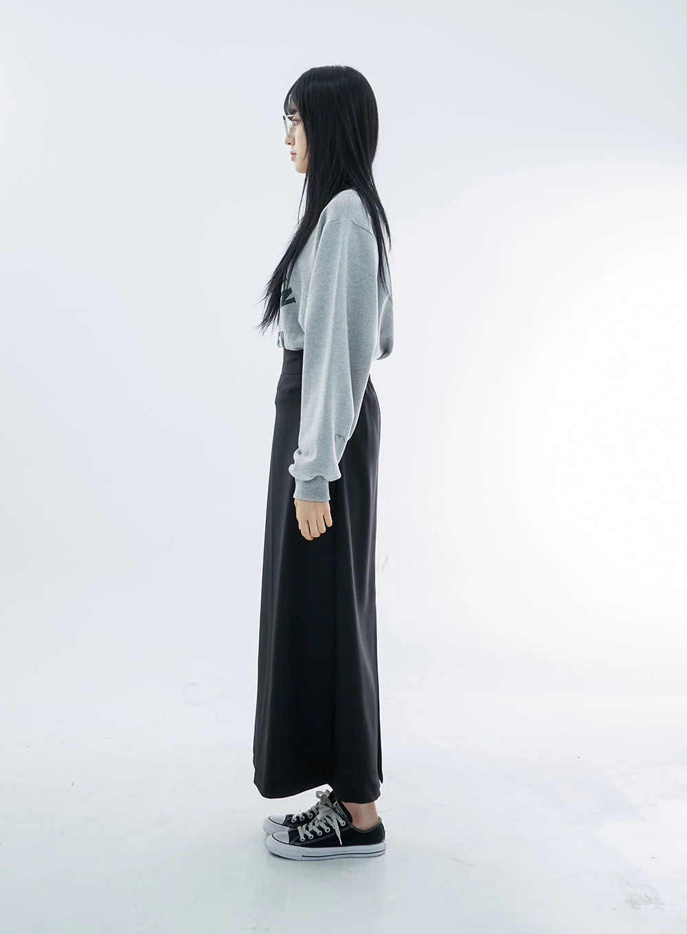 High Waist Simple Maxi Long Skirt OO04 - Image 14
