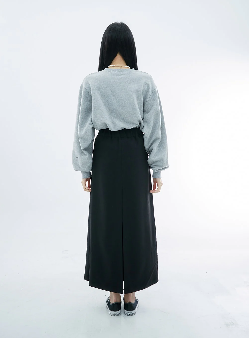 High Waist Simple Maxi Long Skirt OO04 - Image 15