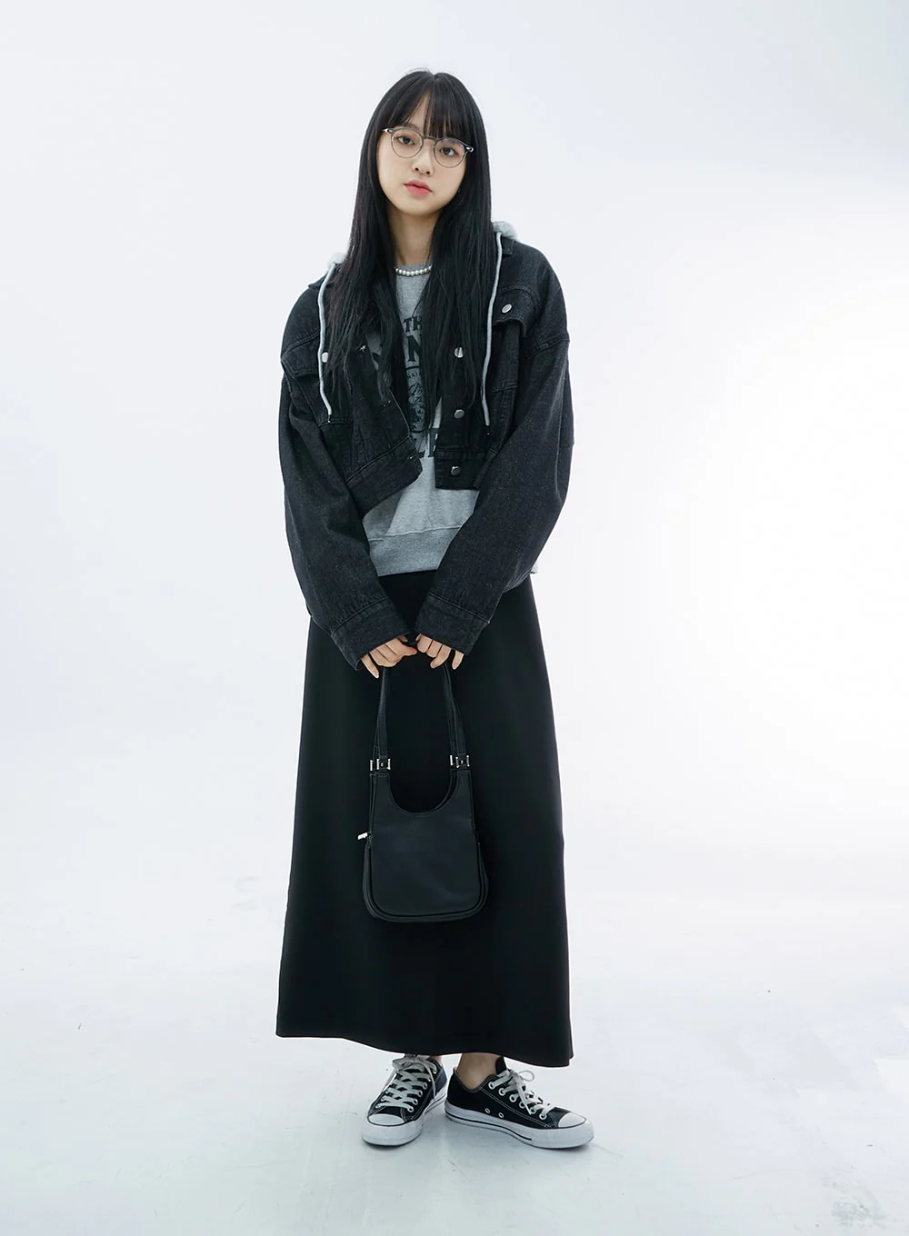 High Waist Simple Maxi Long Skirt OO04 - Image 8