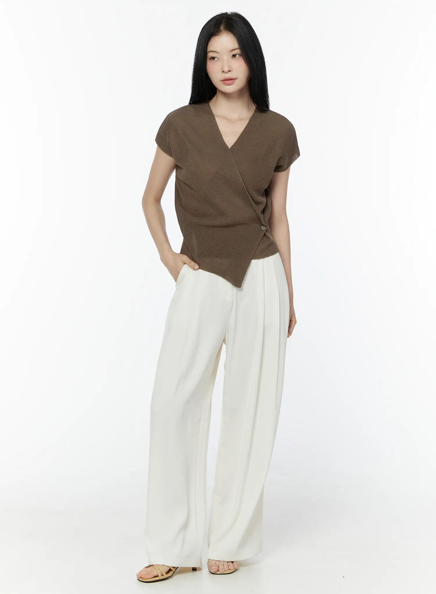 High-Waist Summer Slacks IU503 - Image 4