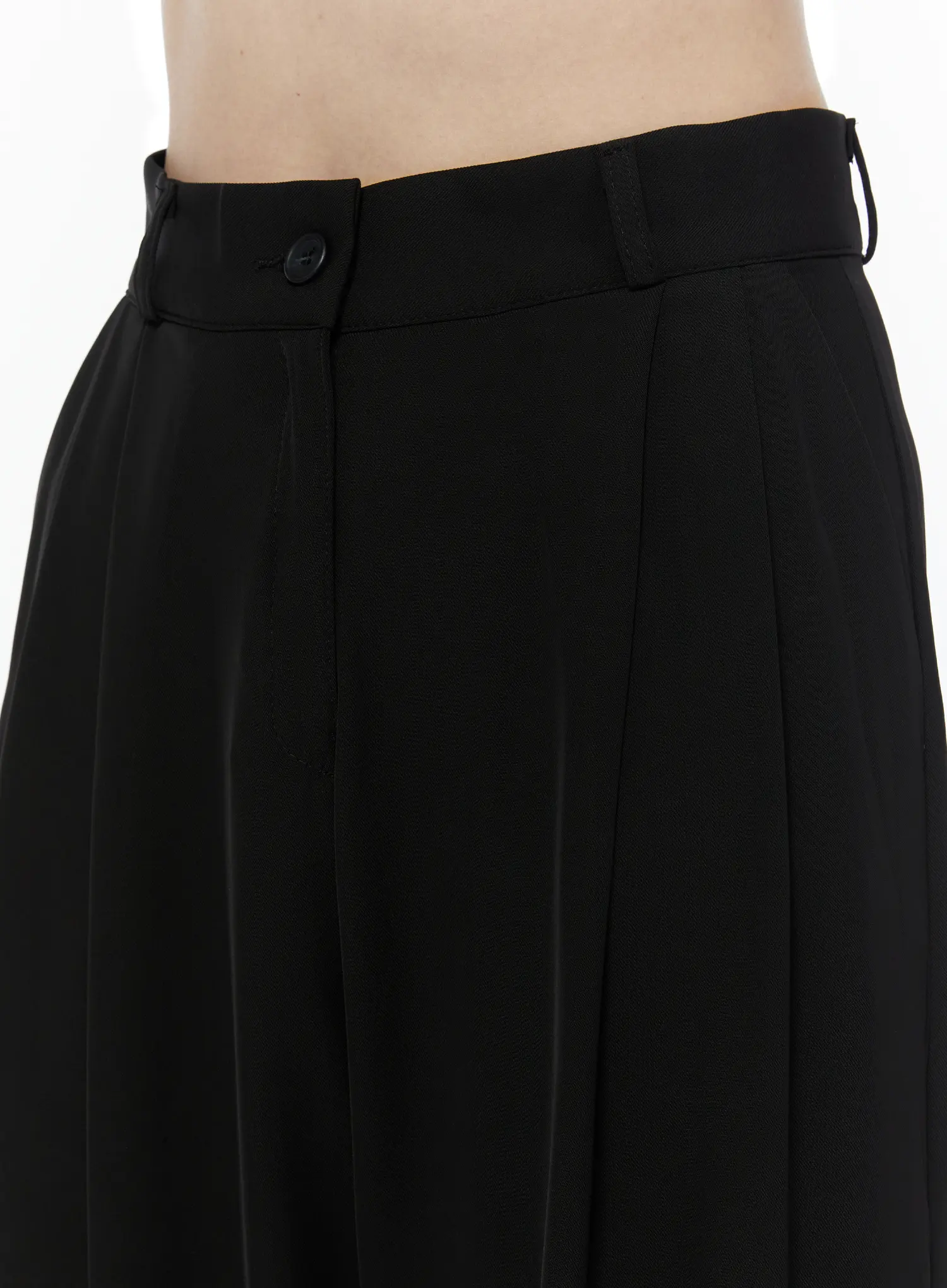 High-Waist Wide-Fit Summer Slacks IU503 - Image 3