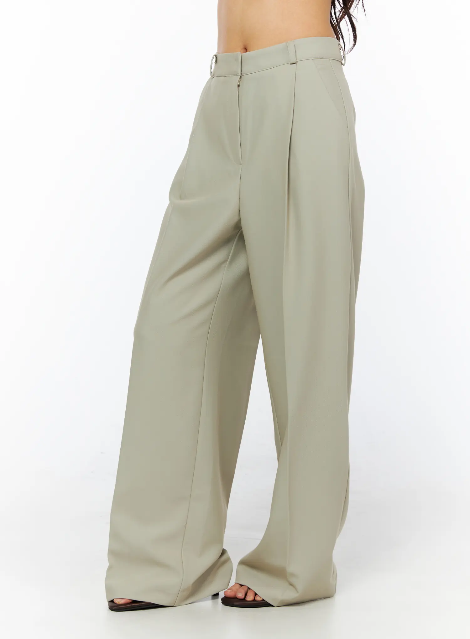High-Waisted Tailored Pants CU522 - Image 4