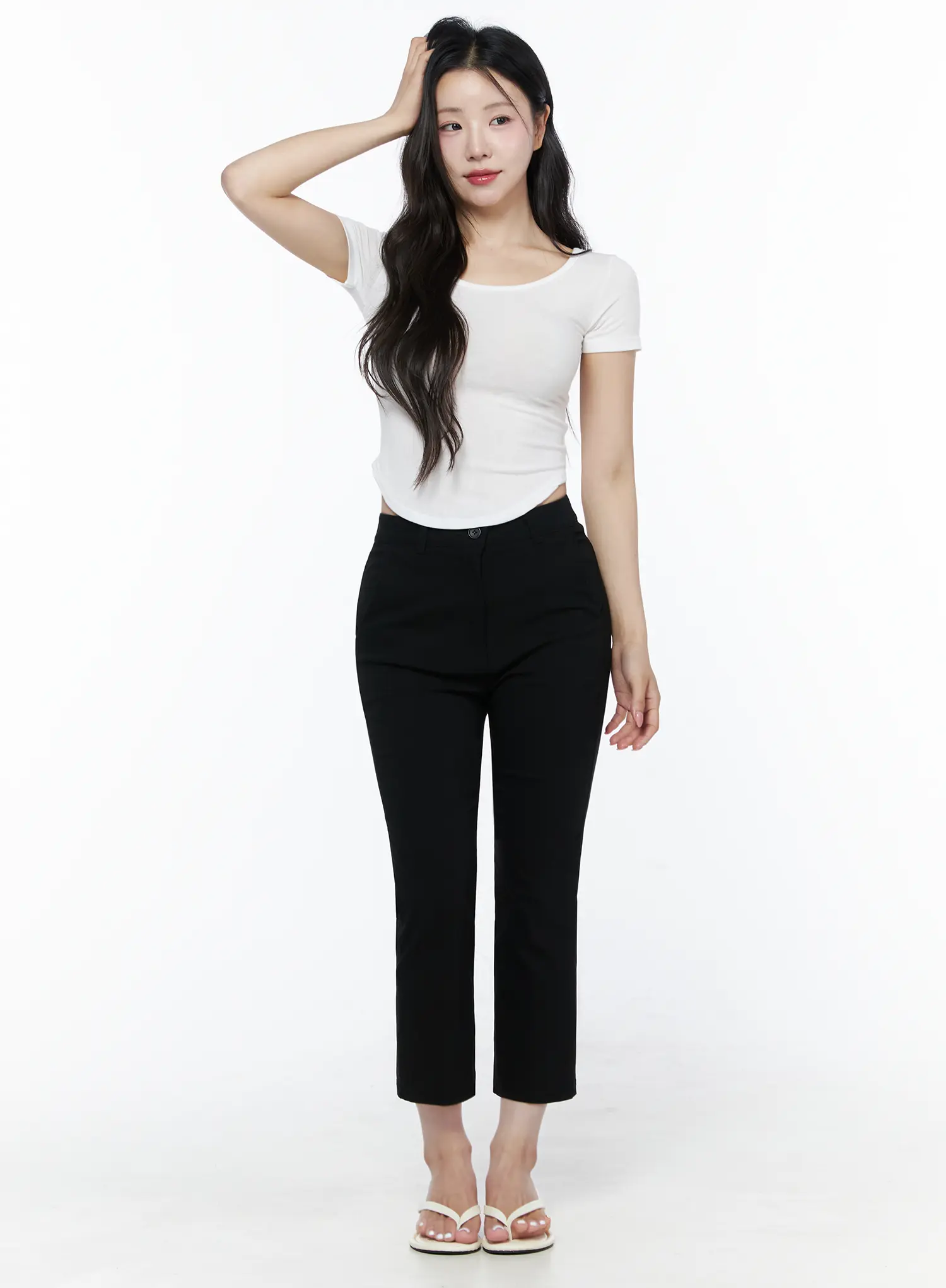 Hip-Pad Capri Slacks IU525 - Image 4