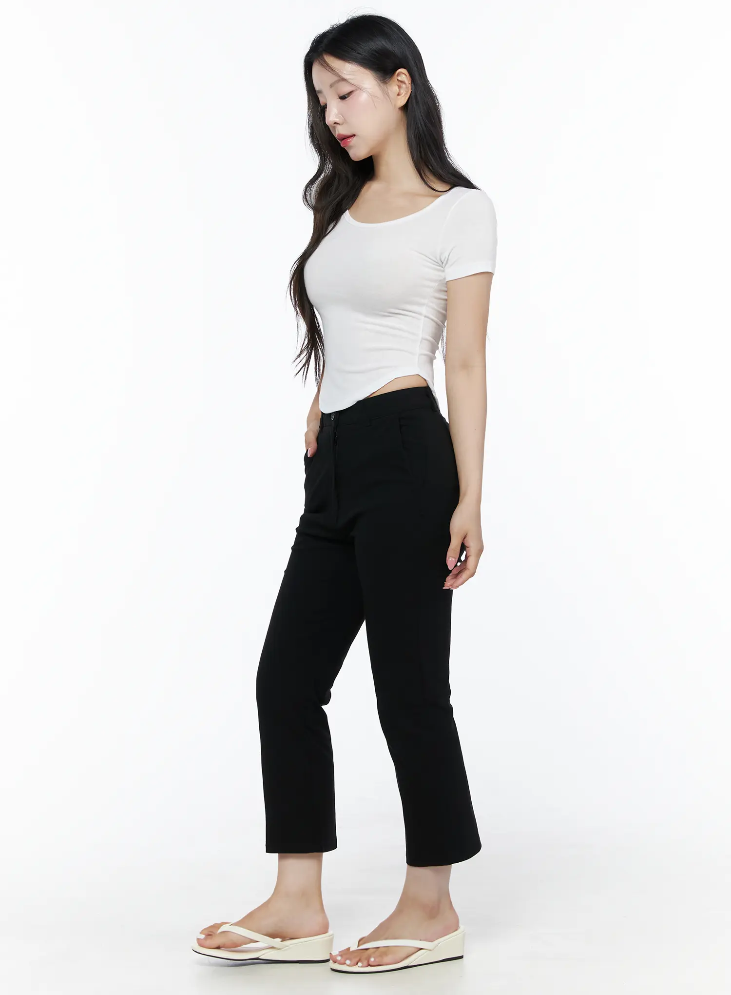 Hip-Pad Capri Slacks IU525 - Image 6