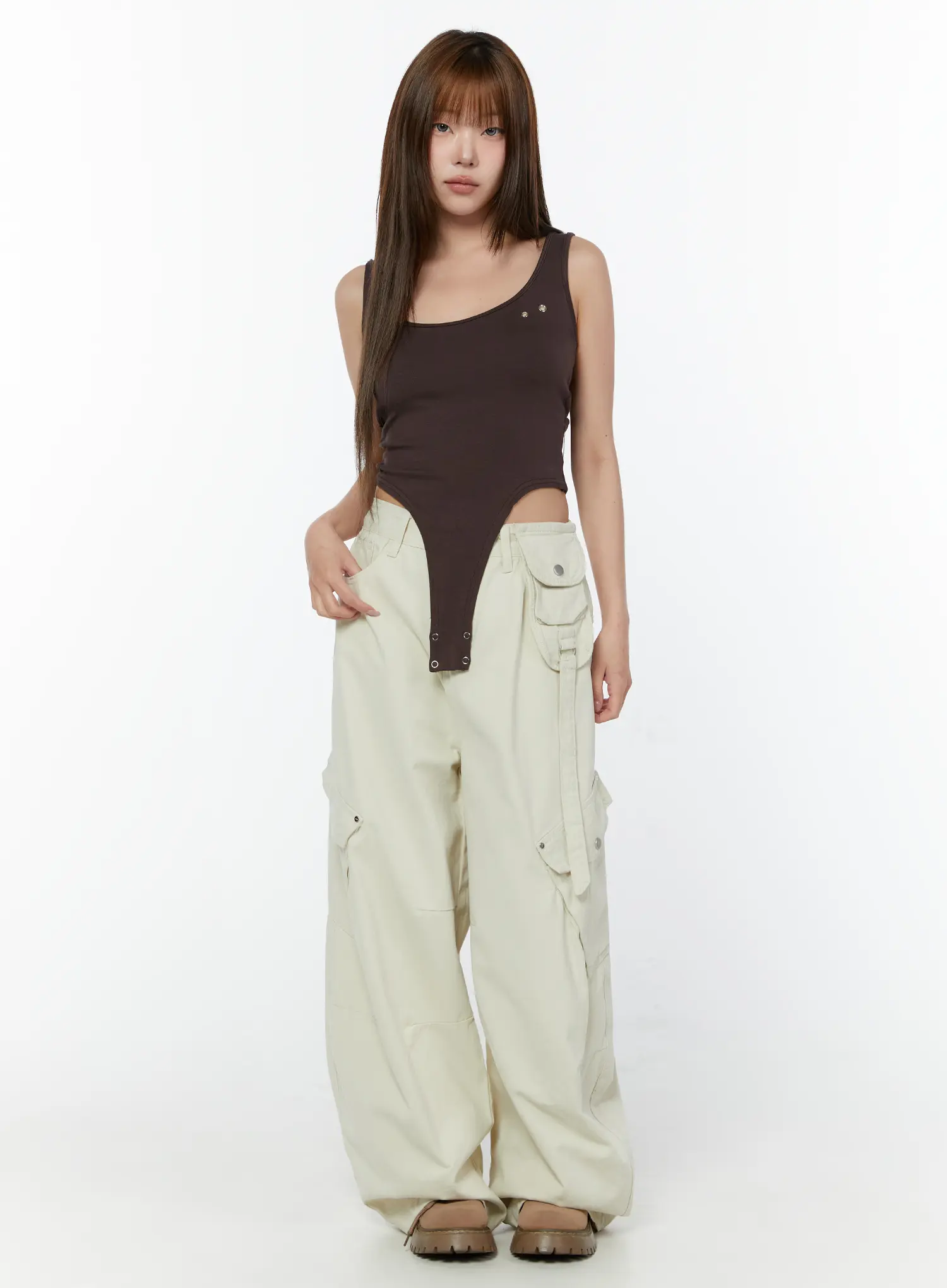 Hooded Stud Bodysuit CY518 - Image 3