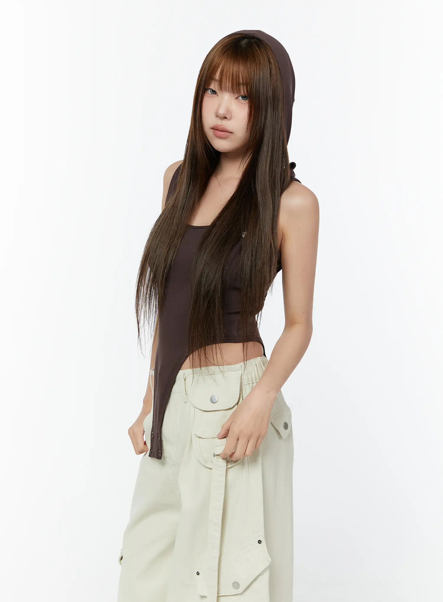 Hooded Stud Bodysuit CY518 - Image 6