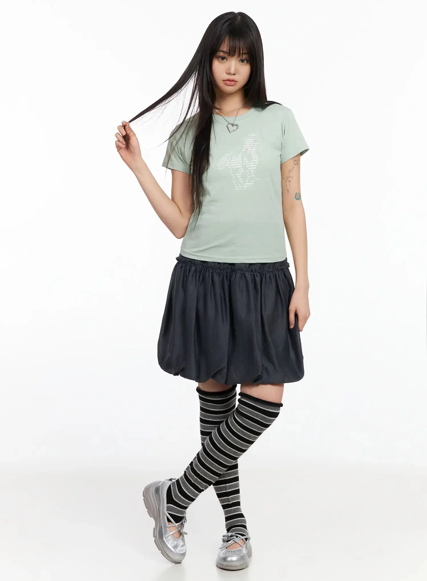 Horse Graphic Slim Fit Tee IA523 - Image 5