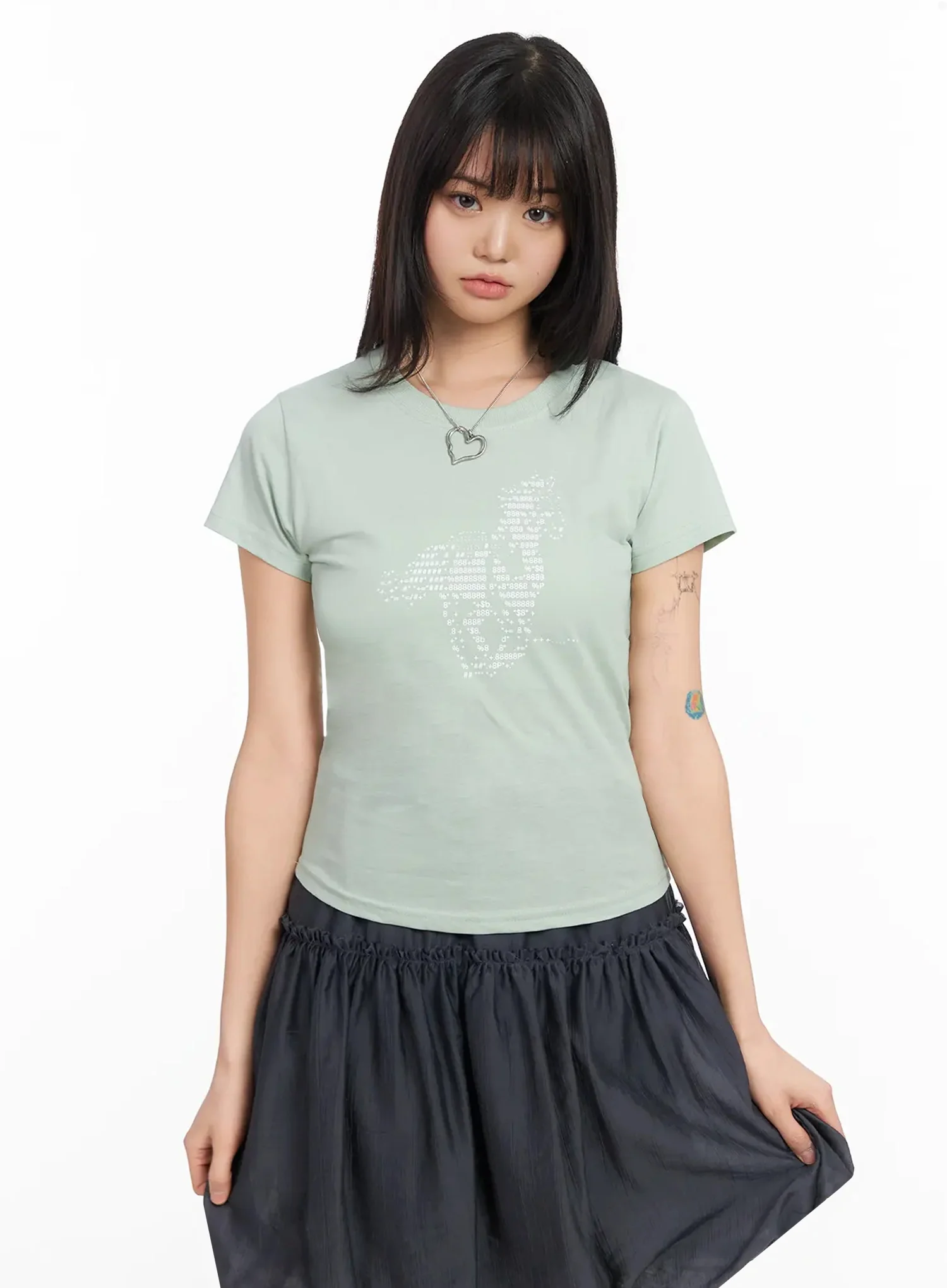 Horse Graphic Slim Fit Tee IA523 - Image 7