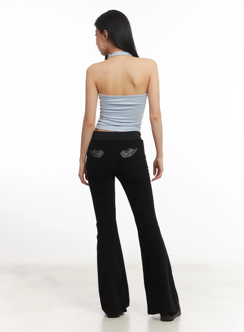 Hot Velvet Bootcut Sweatpants CA503 - Image 6