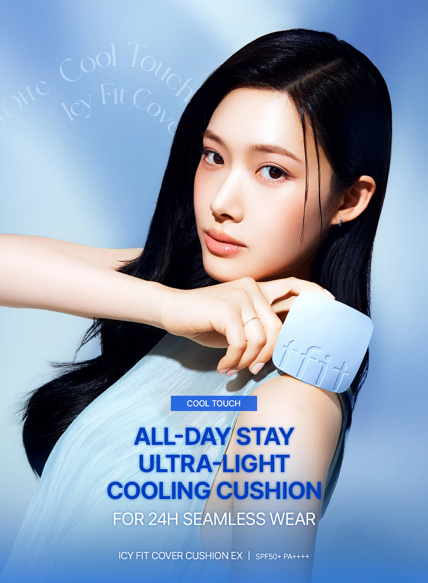 Icy Fit Cover Cushion EX (SPF50+ PA++++) (12g) - Image 4