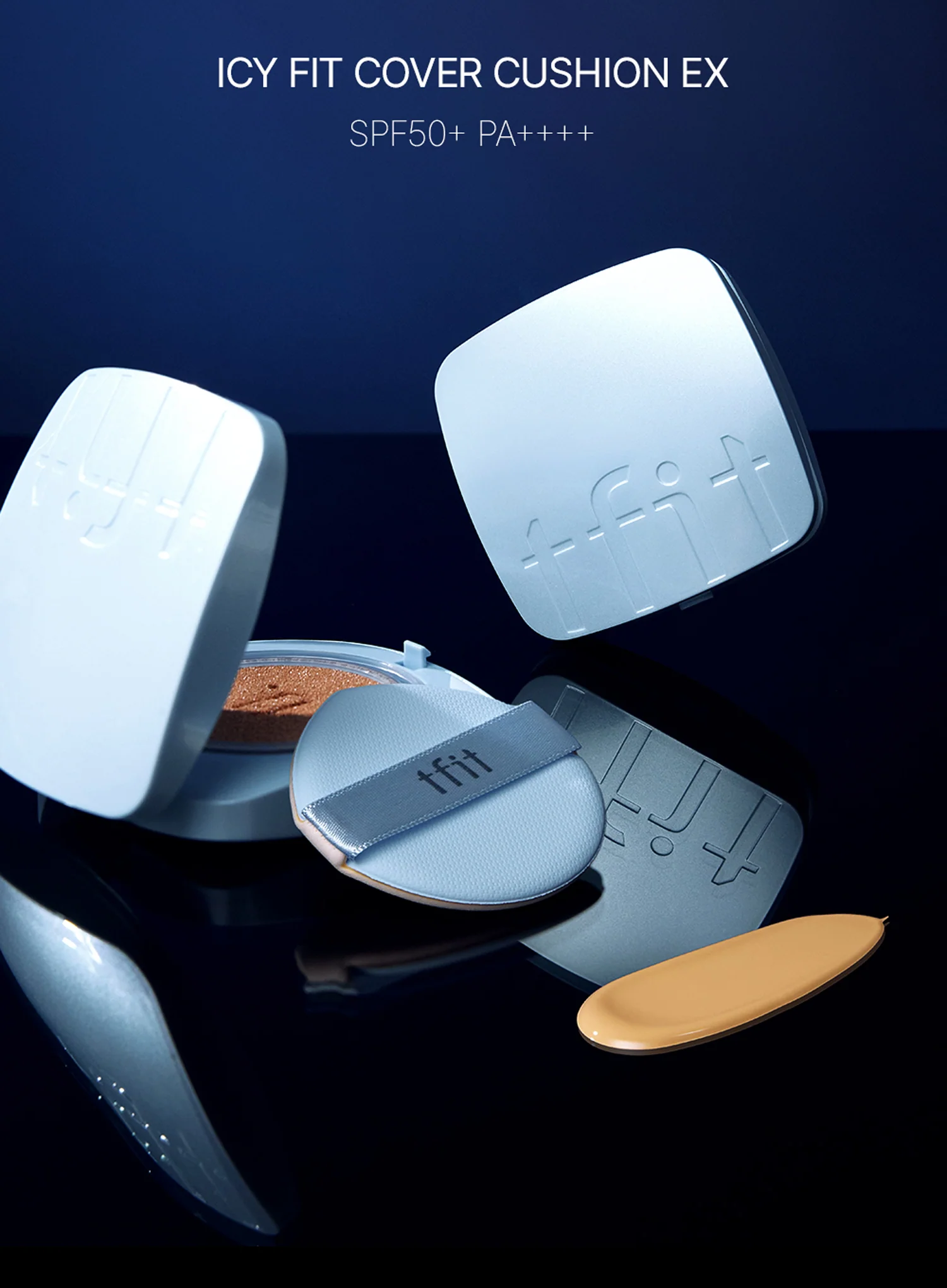 Icy Fit Cover Cushion EX (SPF50+ PA++++) (12g) - Image 7