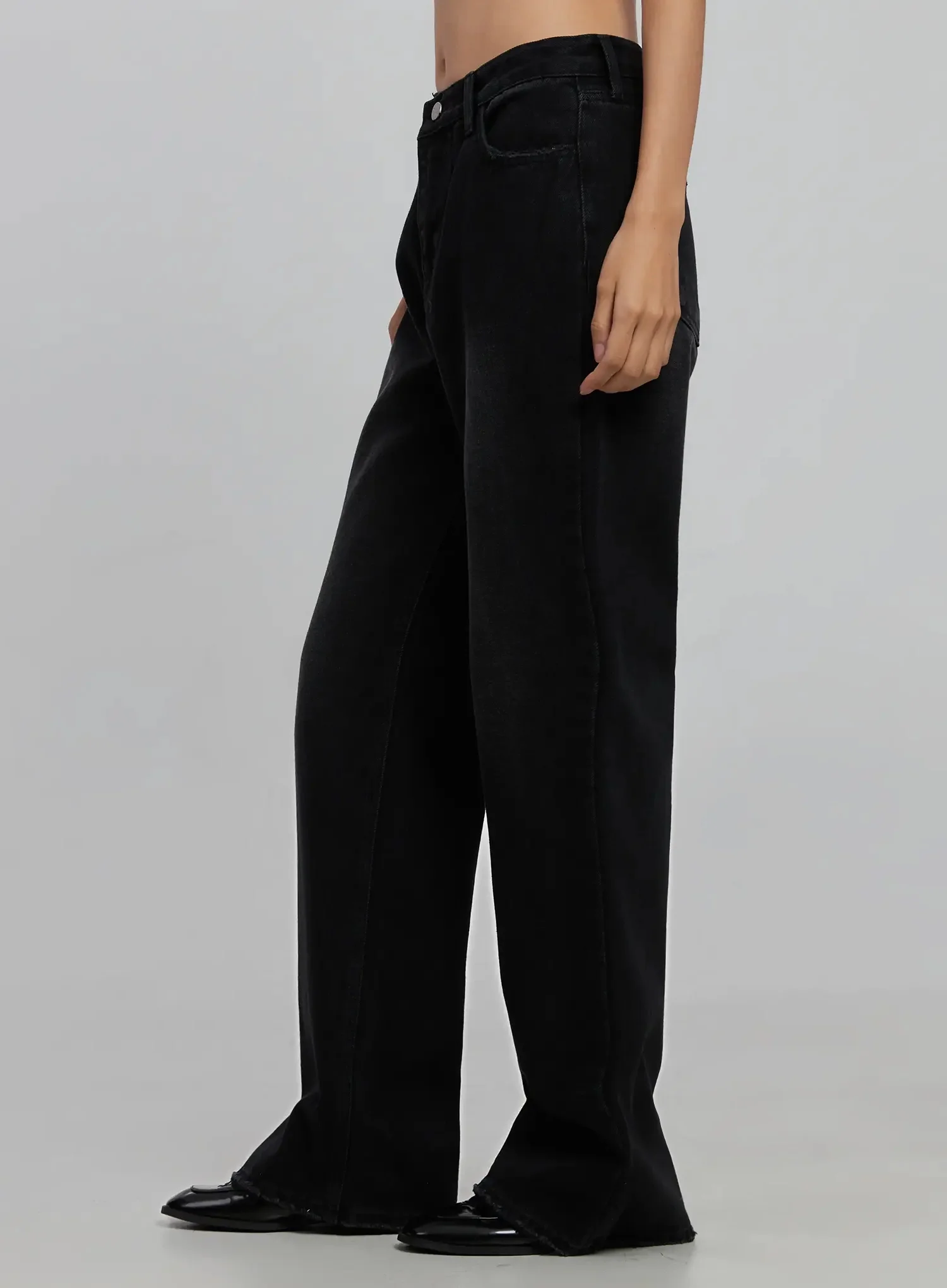 Imani Wide-Leg Flared Jeans ID516 - Image 10