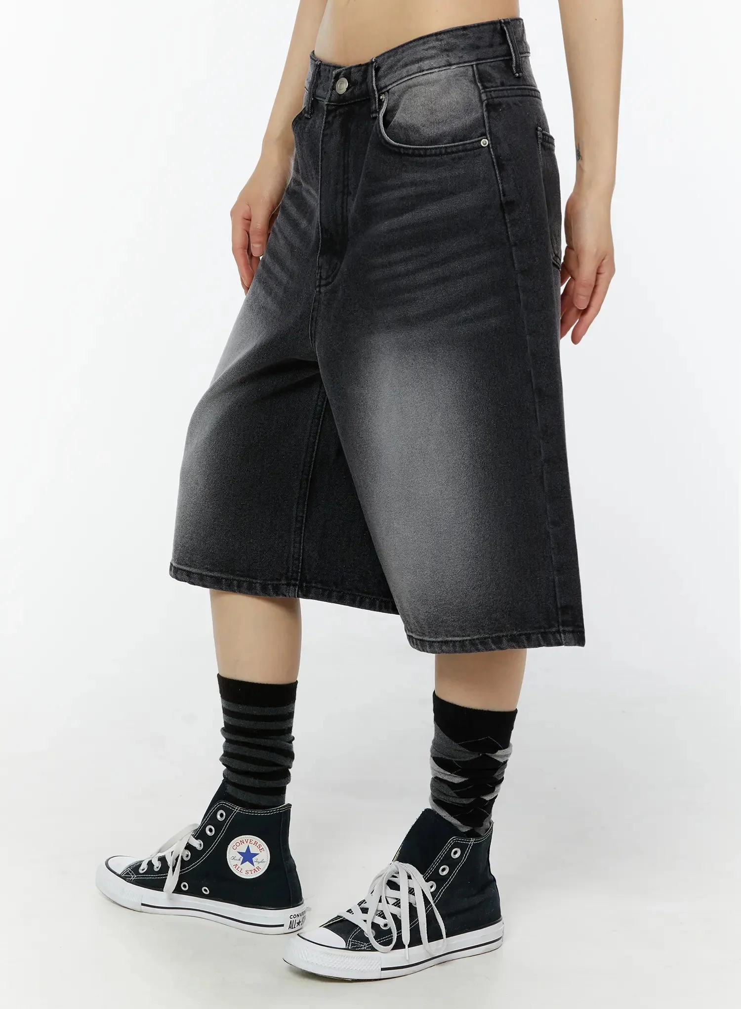 Iona Washed Bermuda Jorts IU518 - Image 6
