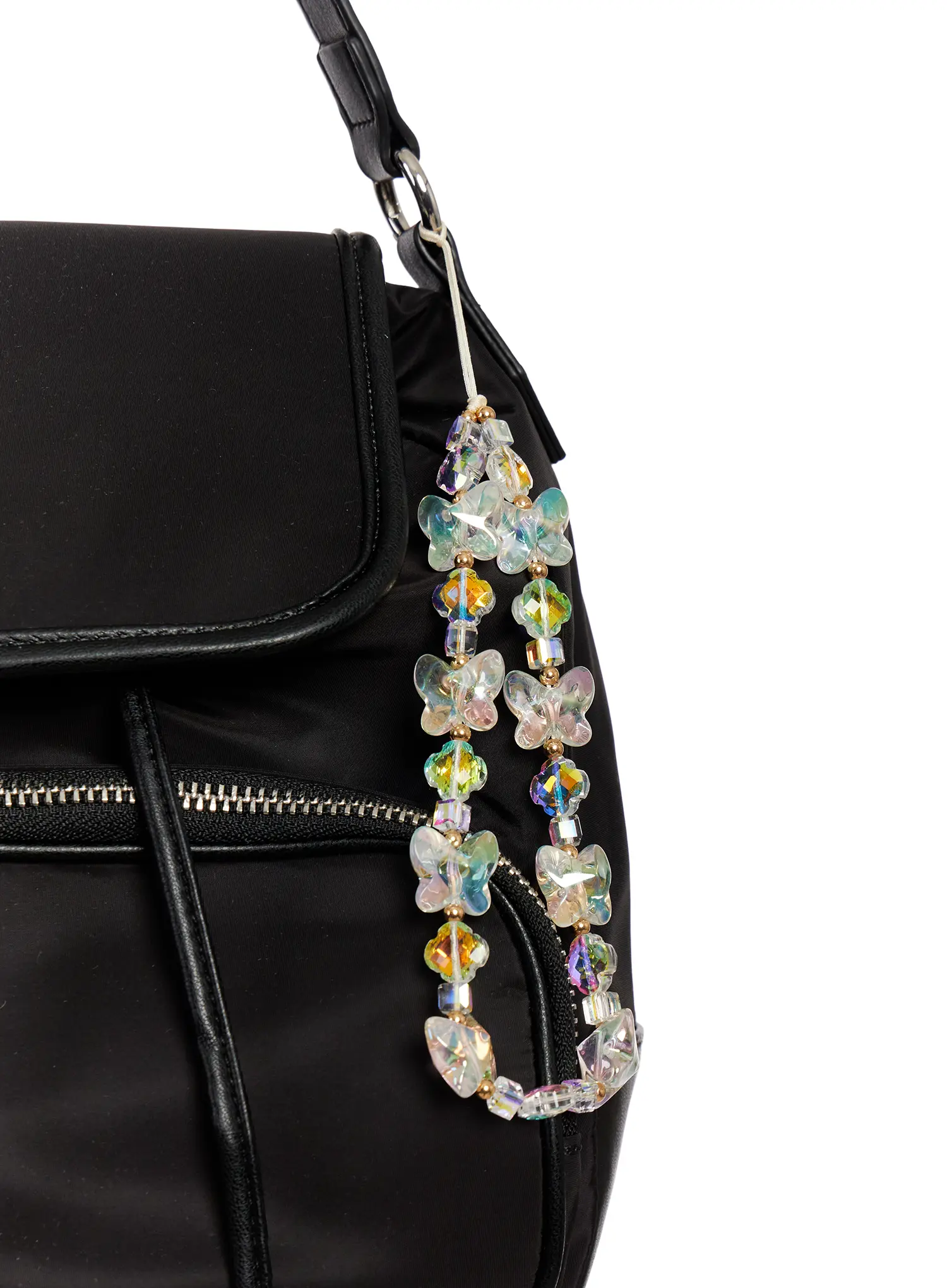 Iridescent Beaded Phone Charm IM527 - Image 7