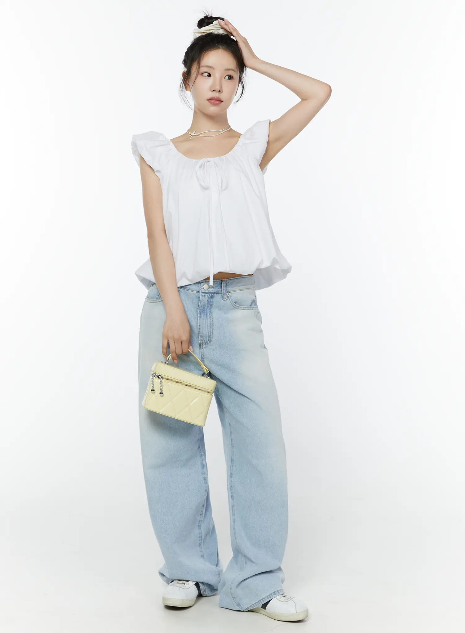 Irina Long Wide Leg Jeans IY511 - Image 2
