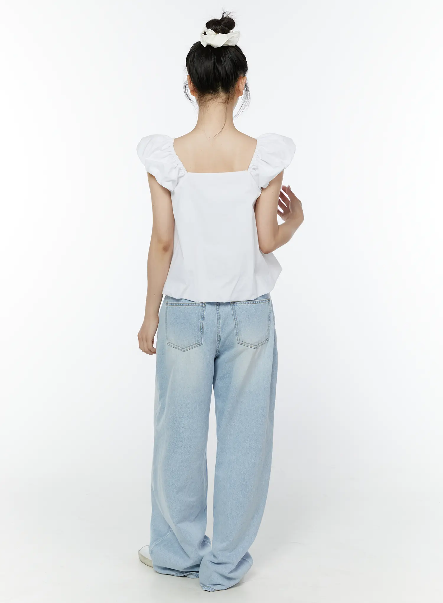 Irina Long Wide Leg Jeans IY511 - Image 8