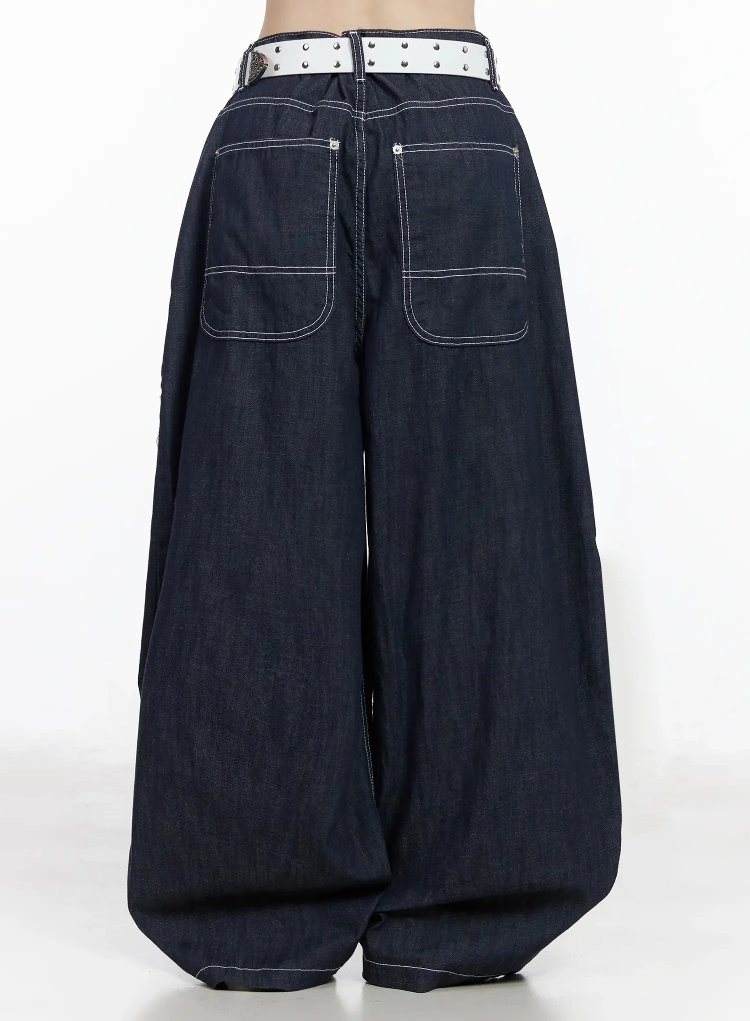 Izzy Wide Leg Baggy Jeans IU509 - Image 11