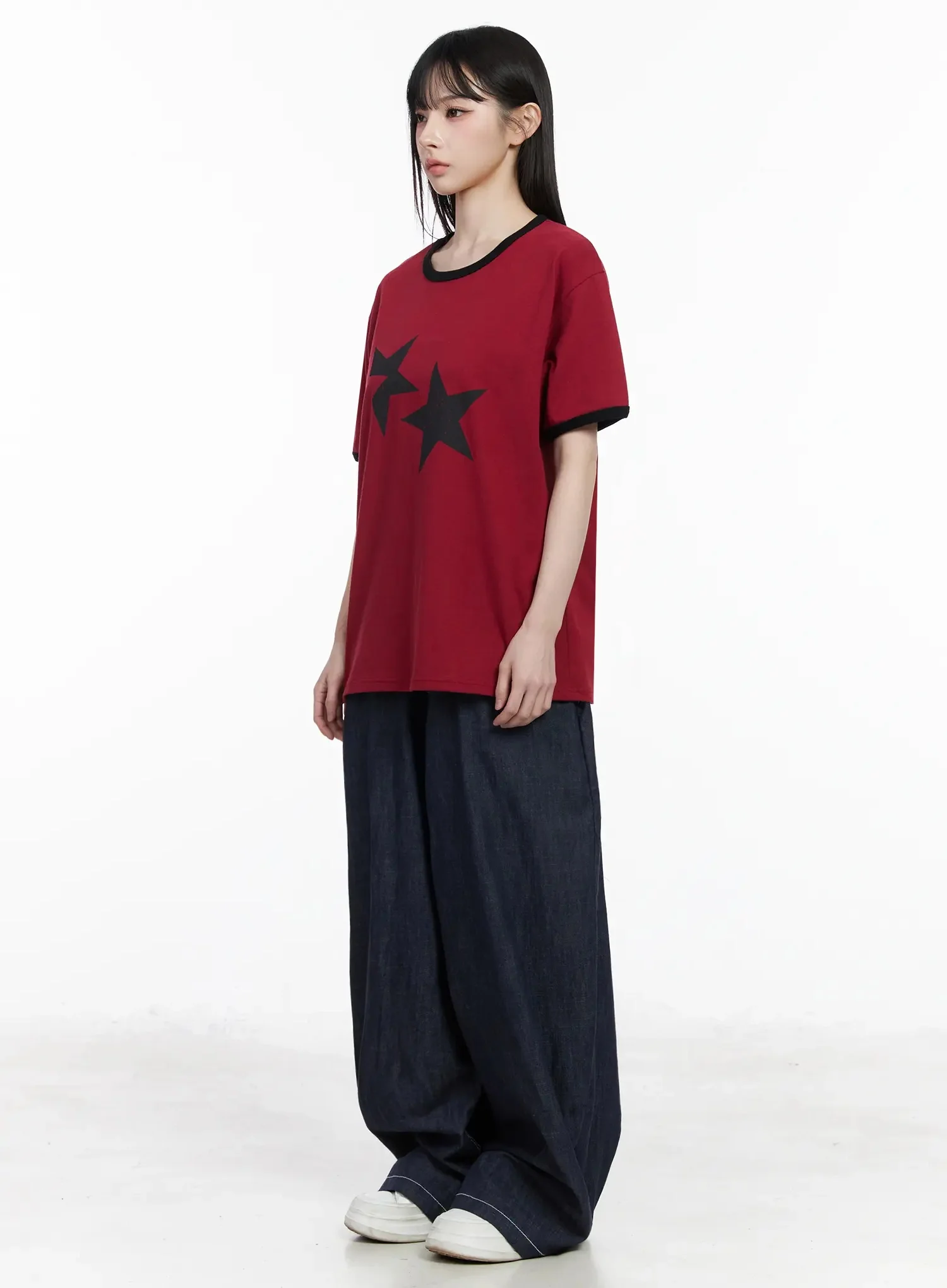 Izzy Wide Leg Baggy Jeans IU509 - Image 7