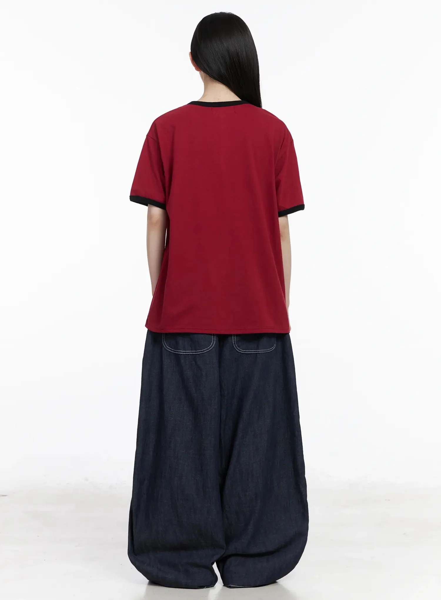 Izzy Wide Leg Baggy Jeans IU509 - Image 8