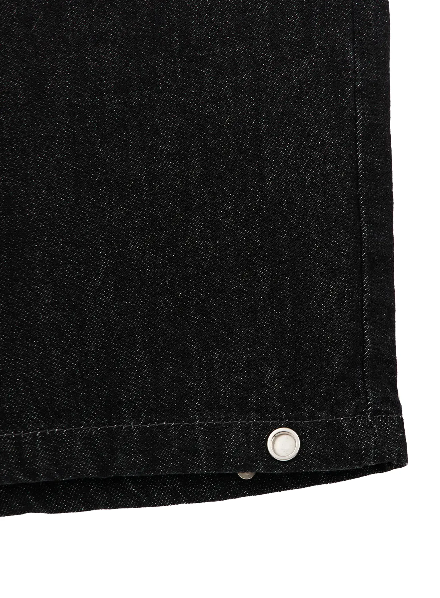 Jax Snap-Button Dark Wash Wide-Leg Jeans CY514 - Image 13