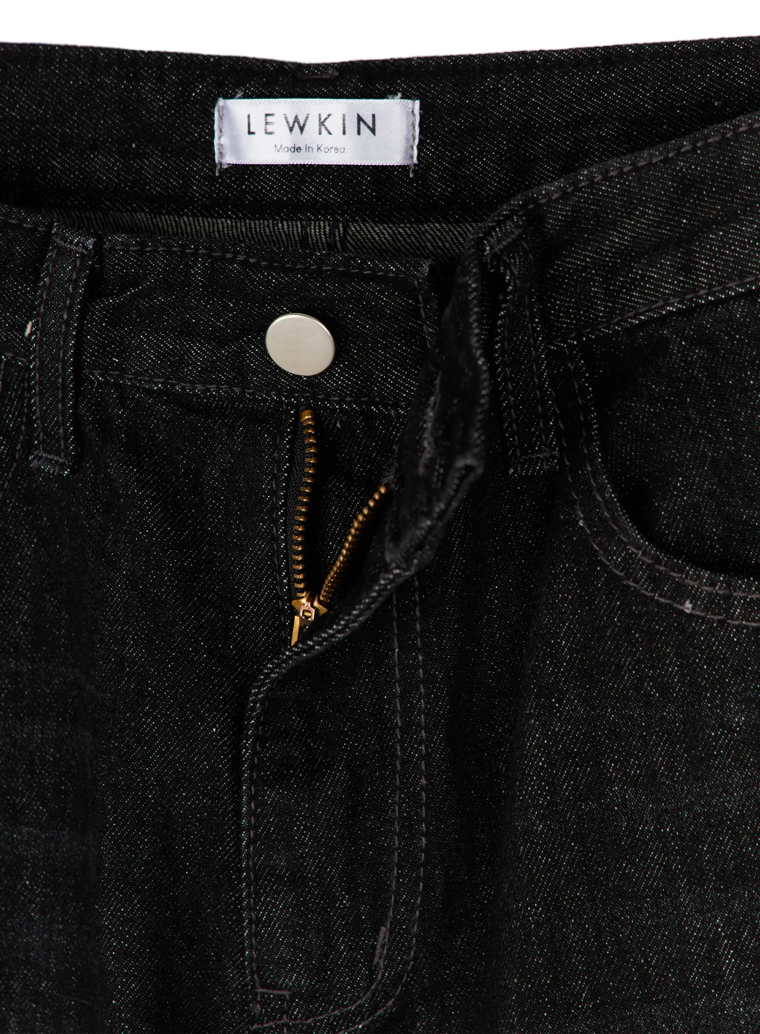 Jax Snap-Button Dark Wash Wide-Leg Jeans CY514 - Image 16
