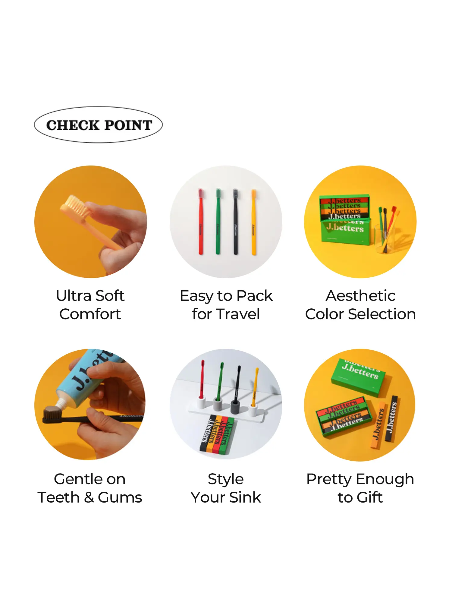 JBetters Colorful Toothbrush (1box, 8pcs) - Image 7