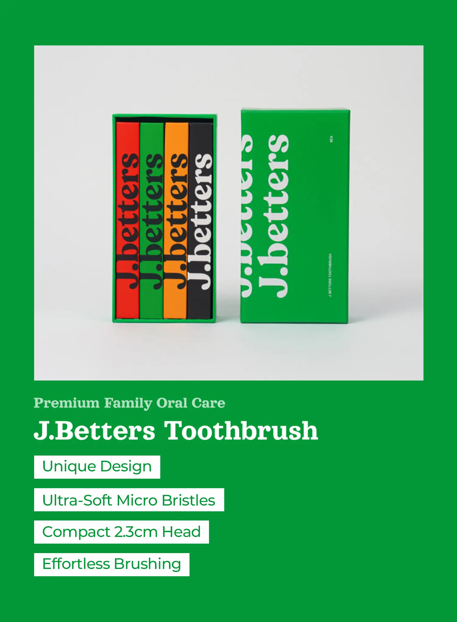 JBetters Colorful Toothbrush (1box, 8pcs) - Image 8