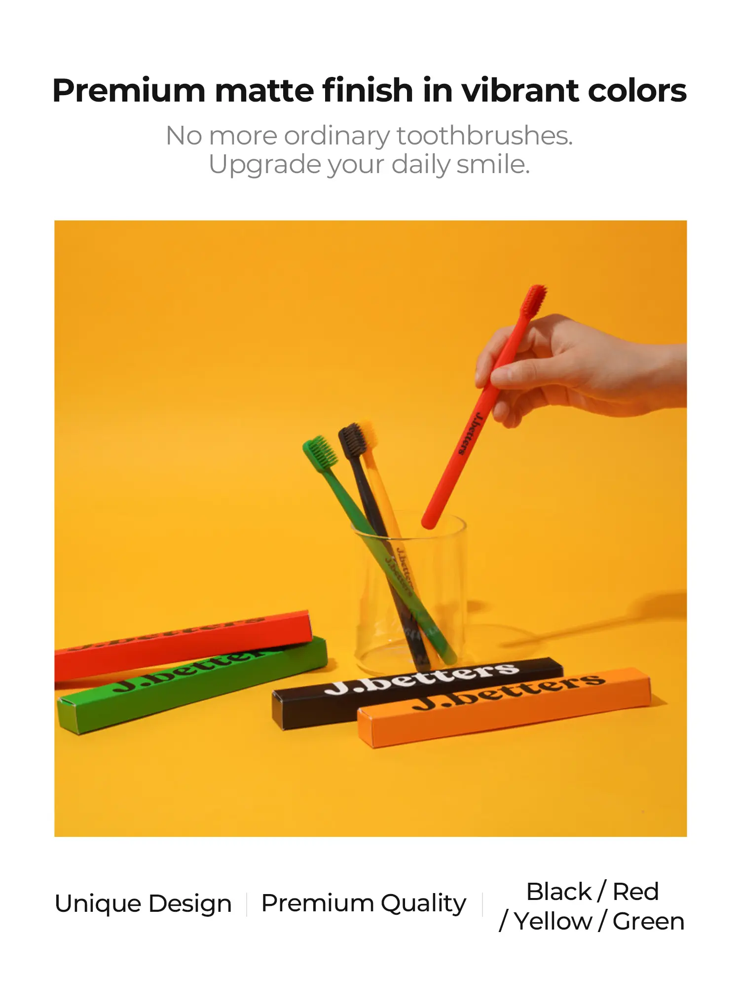 JBetters Colorful Toothbrush (1box, 8pcs) - Image 9