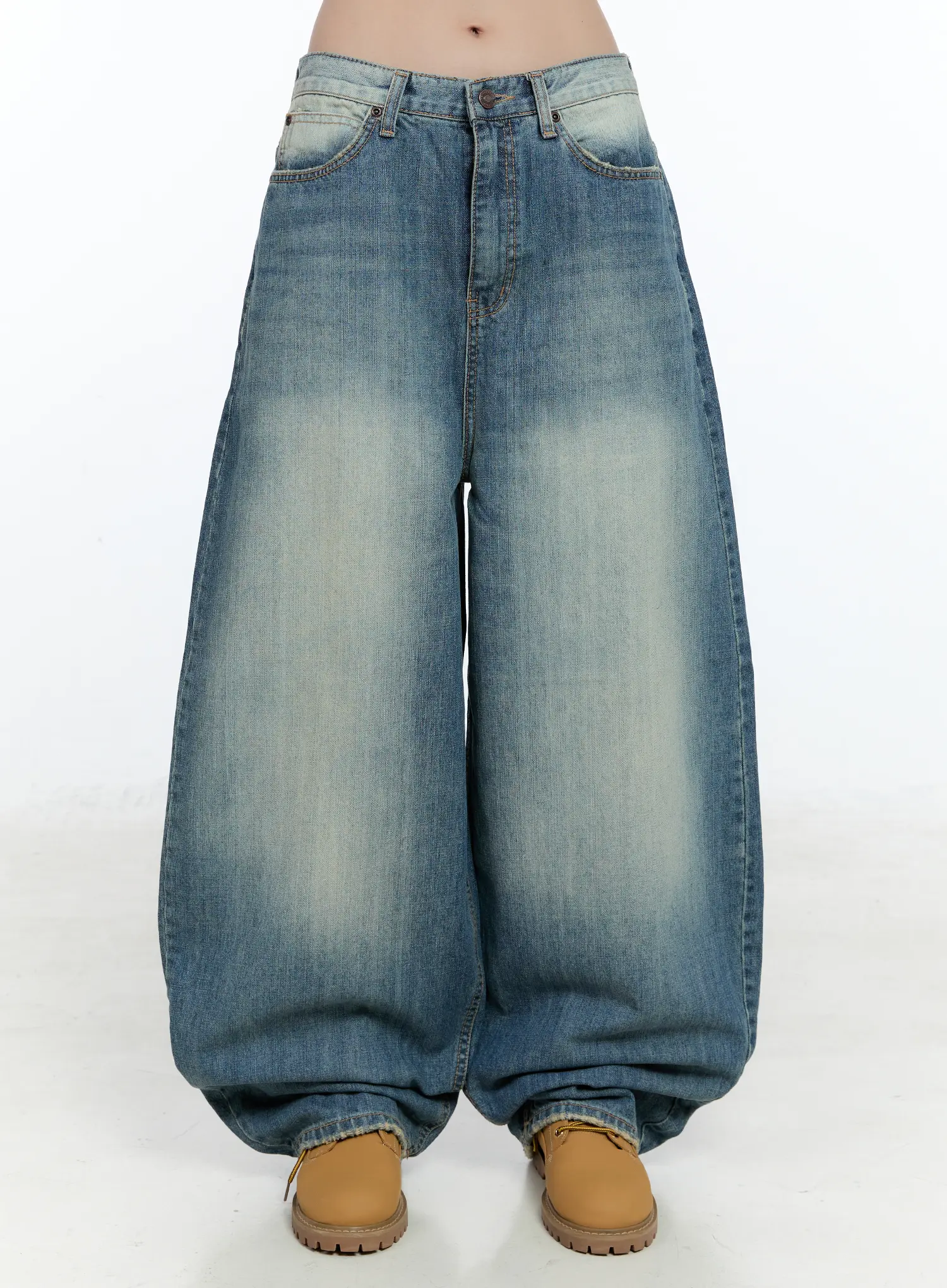 Jiso Baggy Wide Jeans CN517