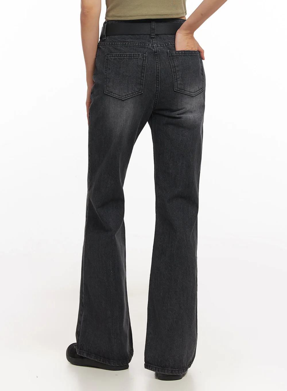 Joanna Washed Flared Jeans IA504 - Image 10
