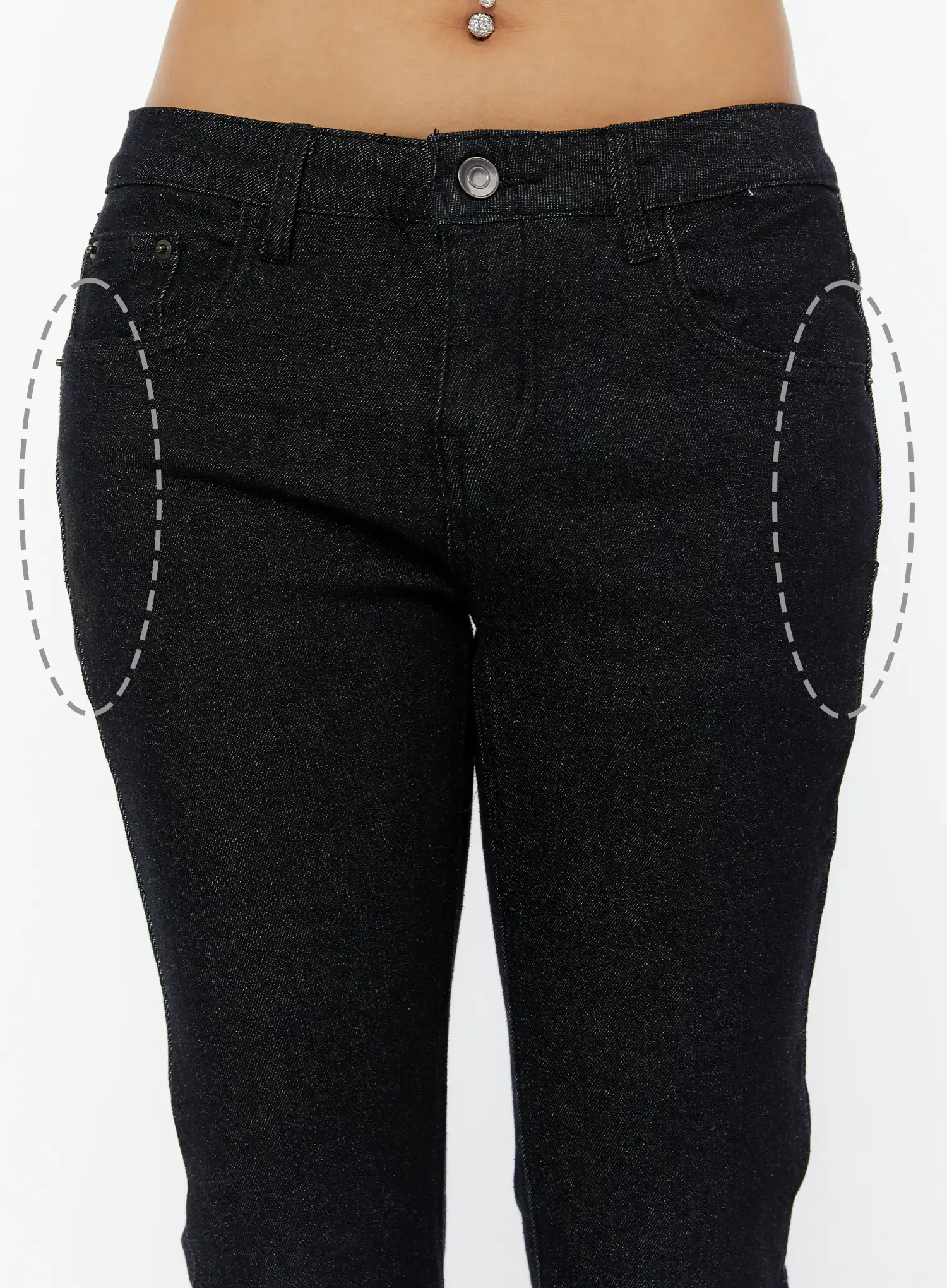 Jody No-Fade Hip-Pad Bootcut Jeans CY520 - Image 3