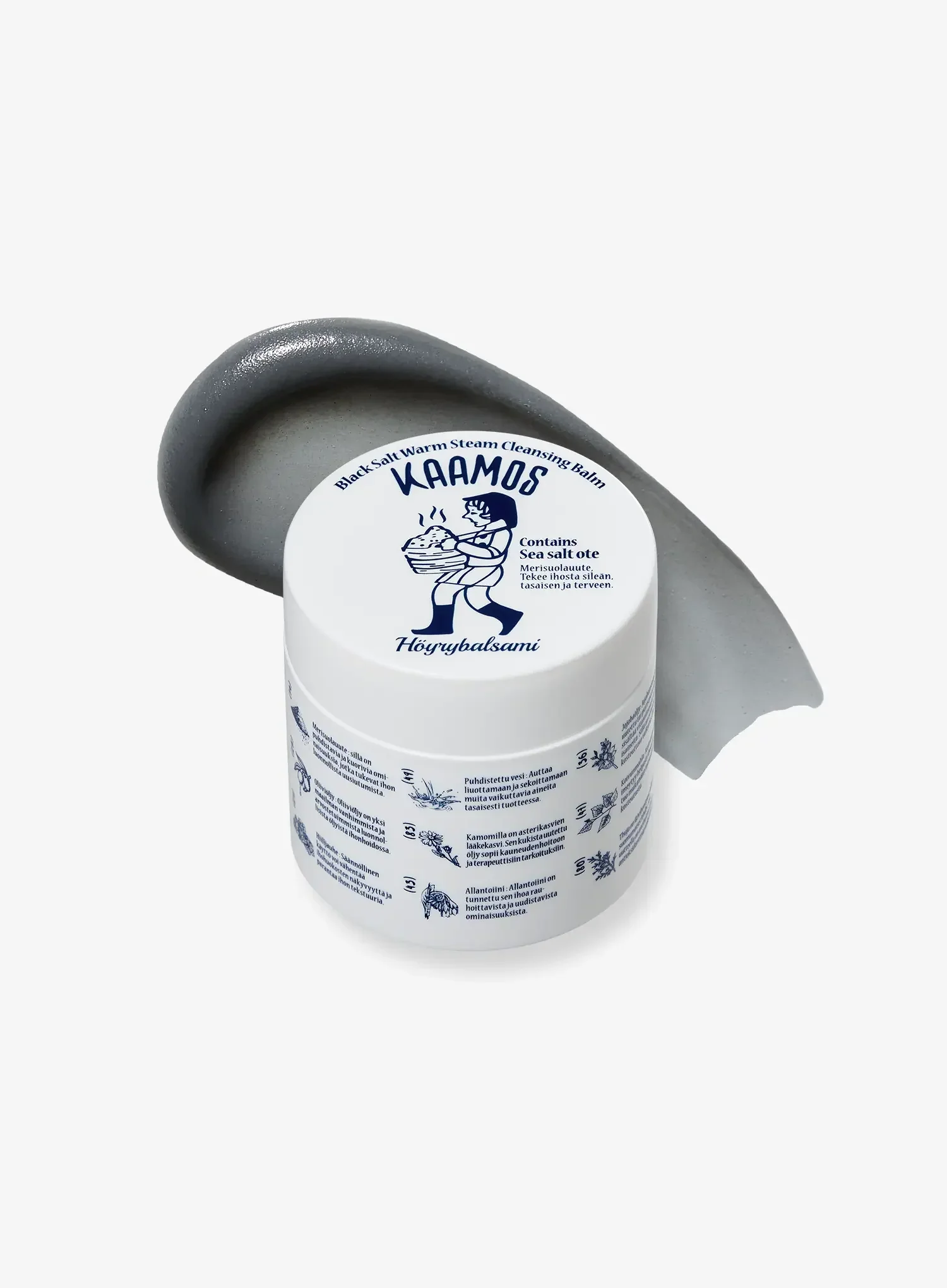 Kaamos Black Salt Warm Steam Cleansing Balm (100g)