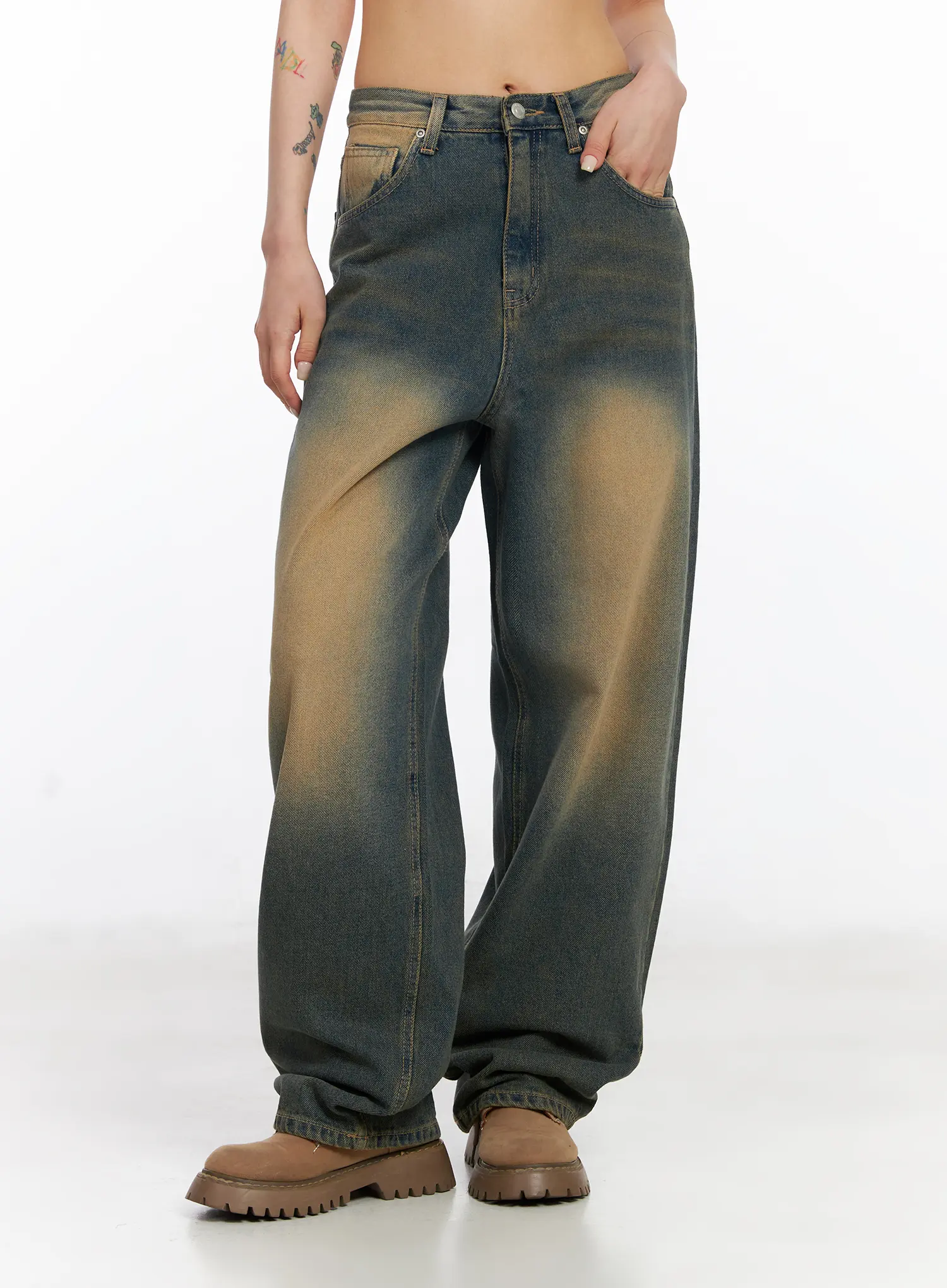 Karsyn Vintage Baggy Jeans CJ522 - Image 9