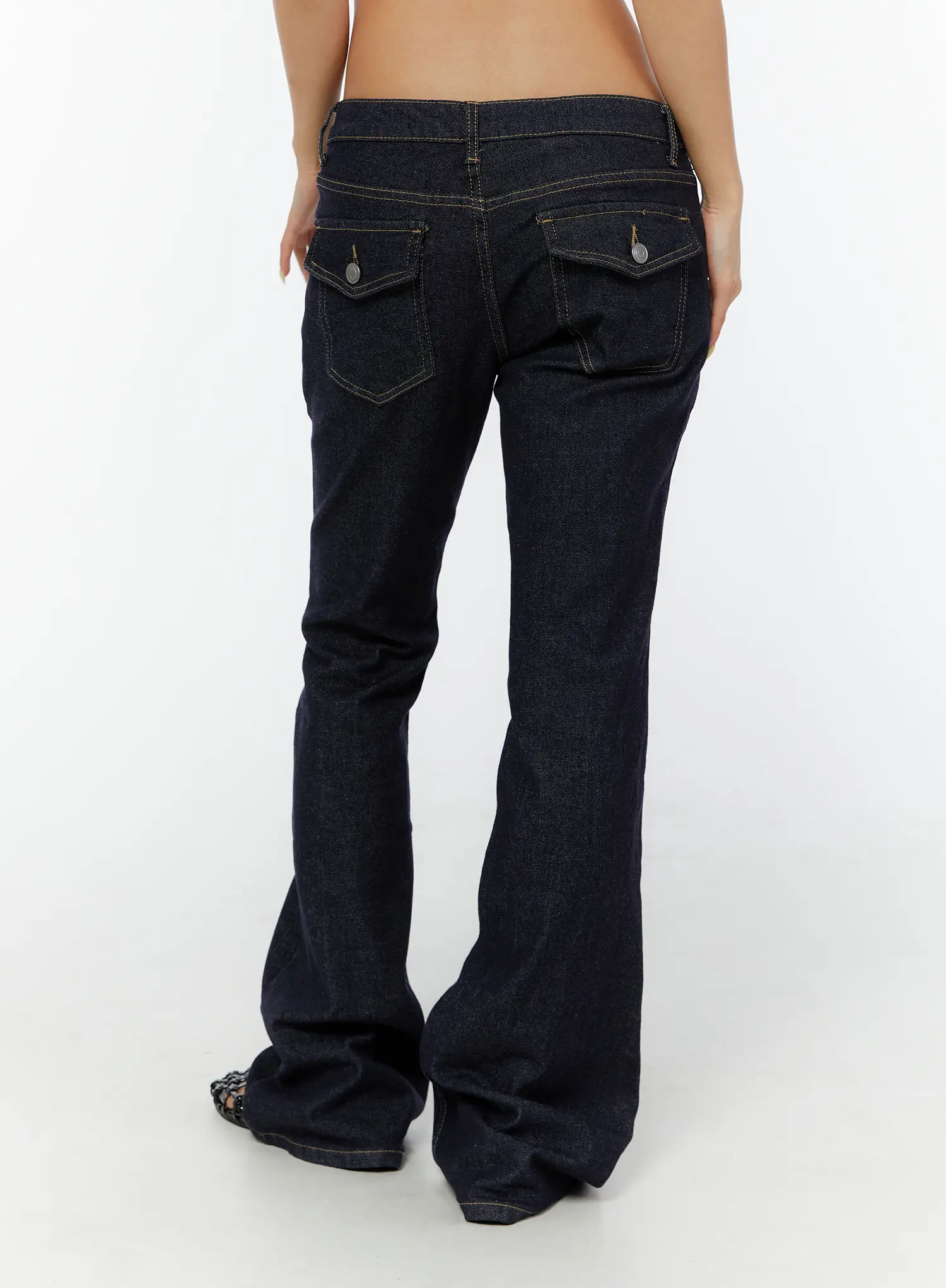 Keeley Hip-Pad No-Fade Bootcut Jeans CY520 - Image 8