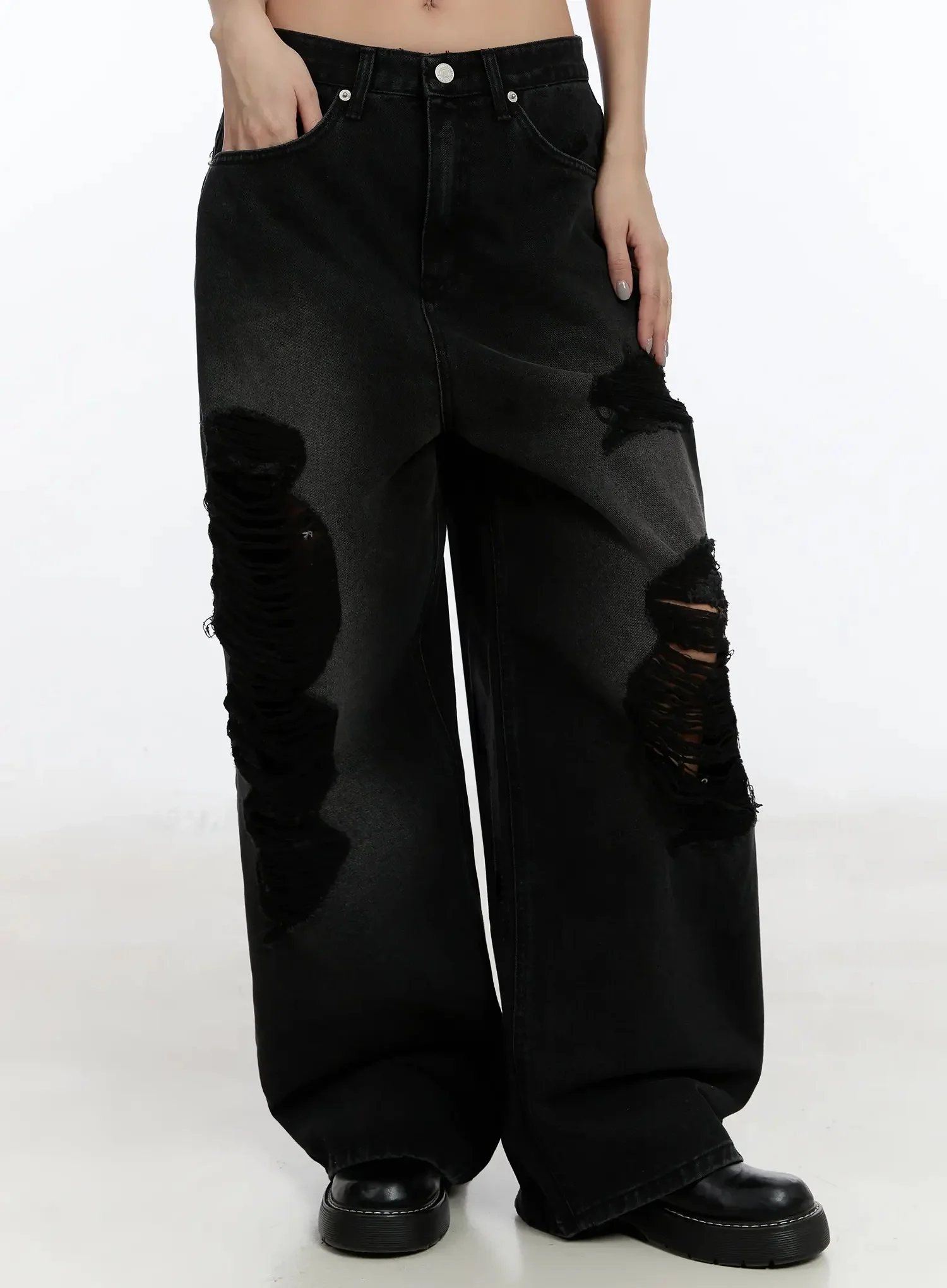 Keyla Distressed Baggy Jeans IM513 - Image 10