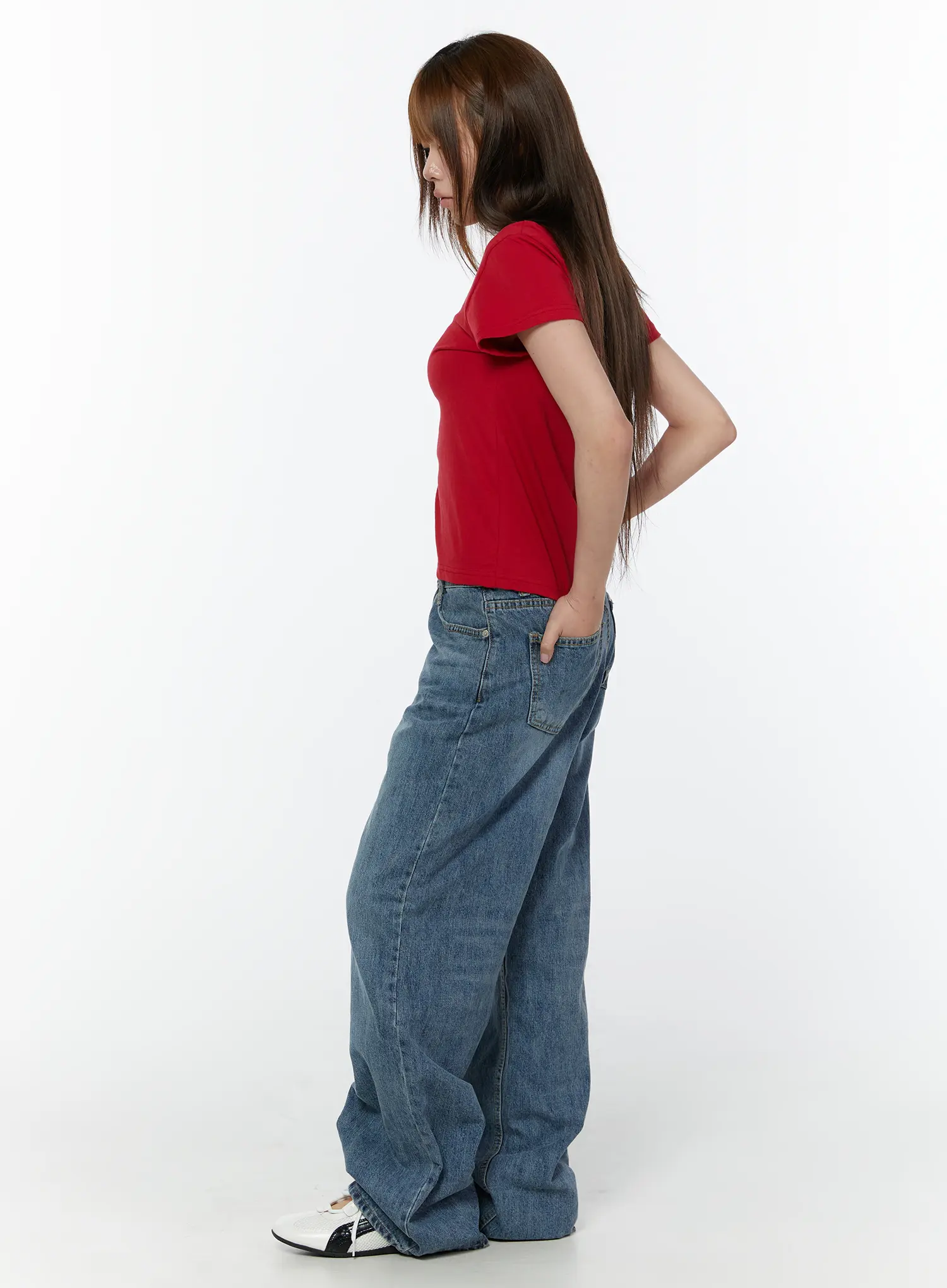 Kiran Relaxed Fit Denim Jeans CY518 - Image 6