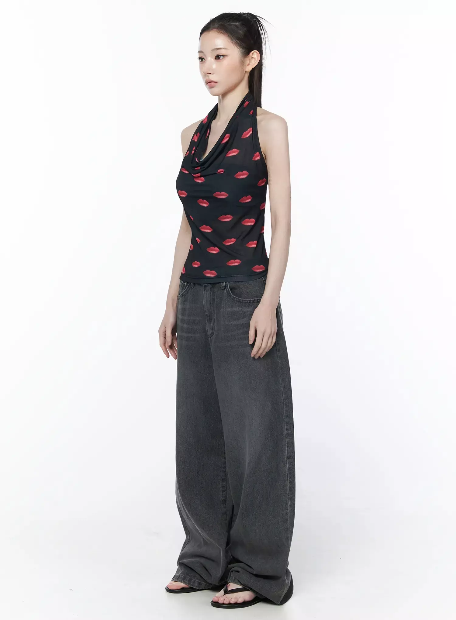 Kiss Draped Halter Top IU512 - Image 4