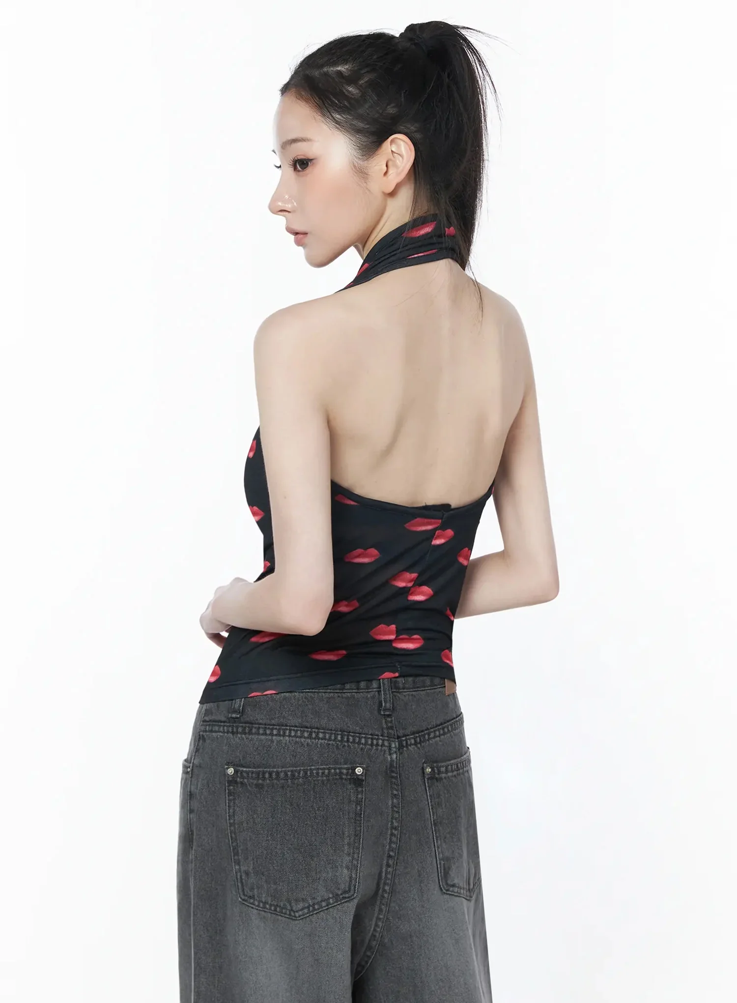 Kiss Draped Halter Top IU512 - Image 9