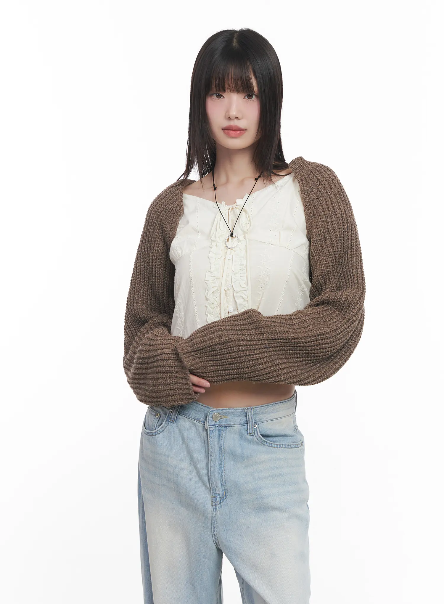 Knit Bolero Shrug C2001 - Image 26