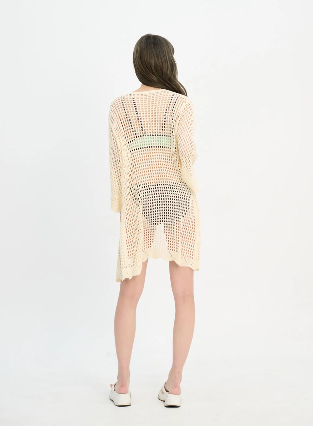 Knit Cover-Up Robe IN302 - Image 10