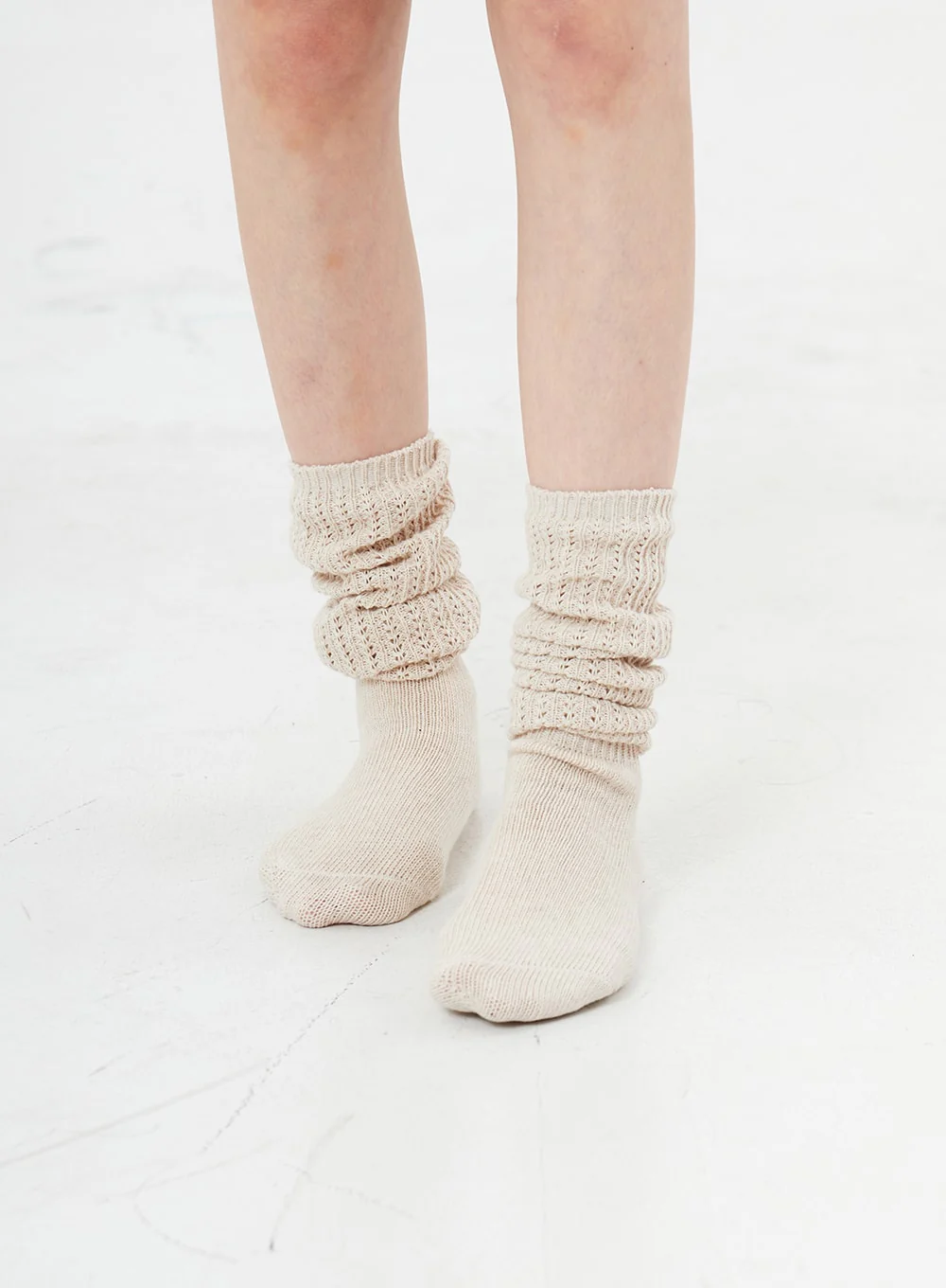 Knitted Leg Warmer Socks BS19 - Image 2
