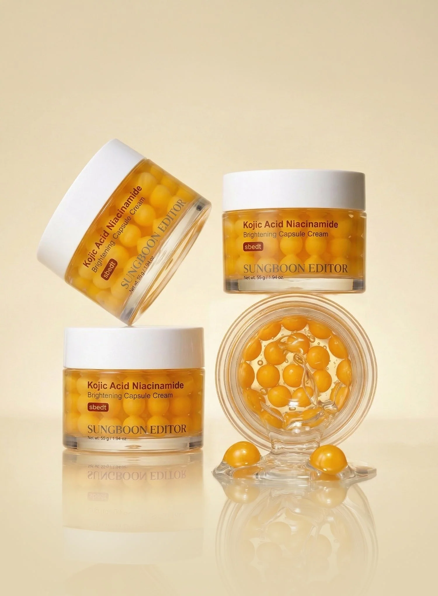 Kojic Acid Niacinamide Brightening Capsule Cream (50ml) - Image 3