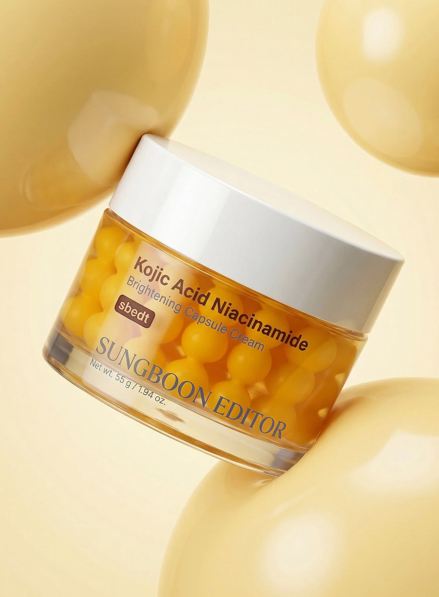Kojic Acid Niacinamide Brightening Capsule Cream (50ml) - Image 4