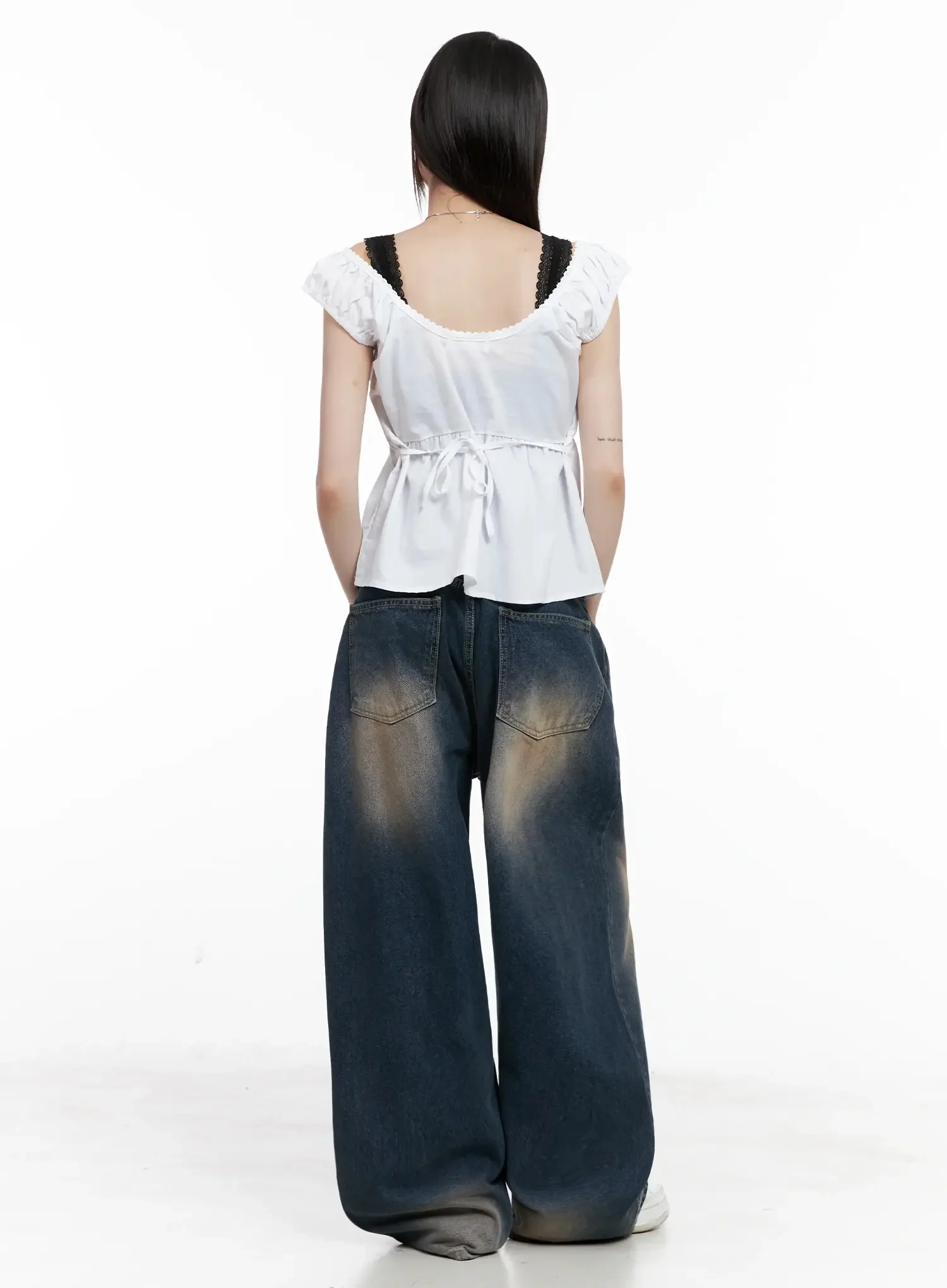 Lace Detail Blouse IL531 - Image 14