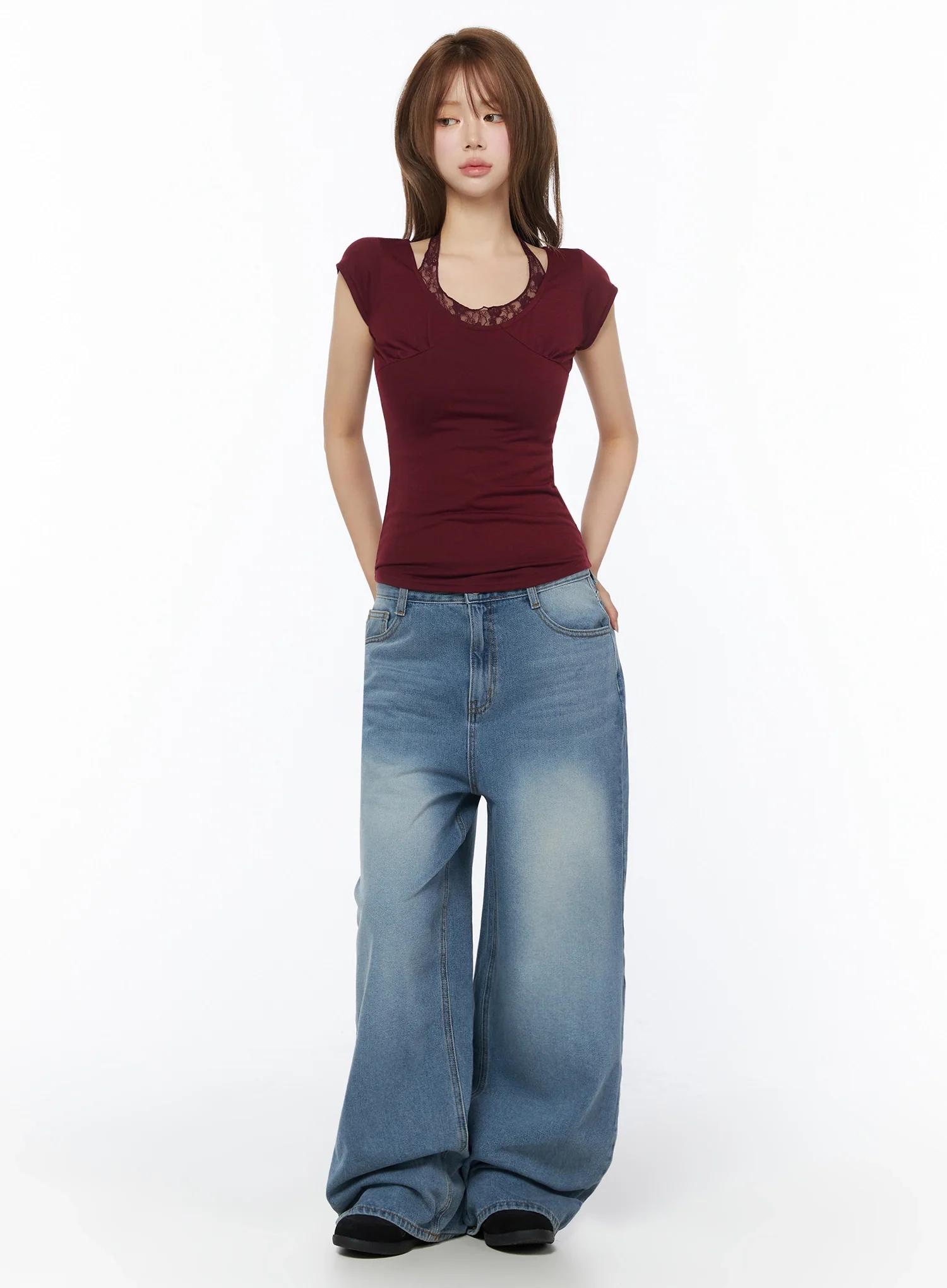 Lace Halter Tee IU525 - Image 4
