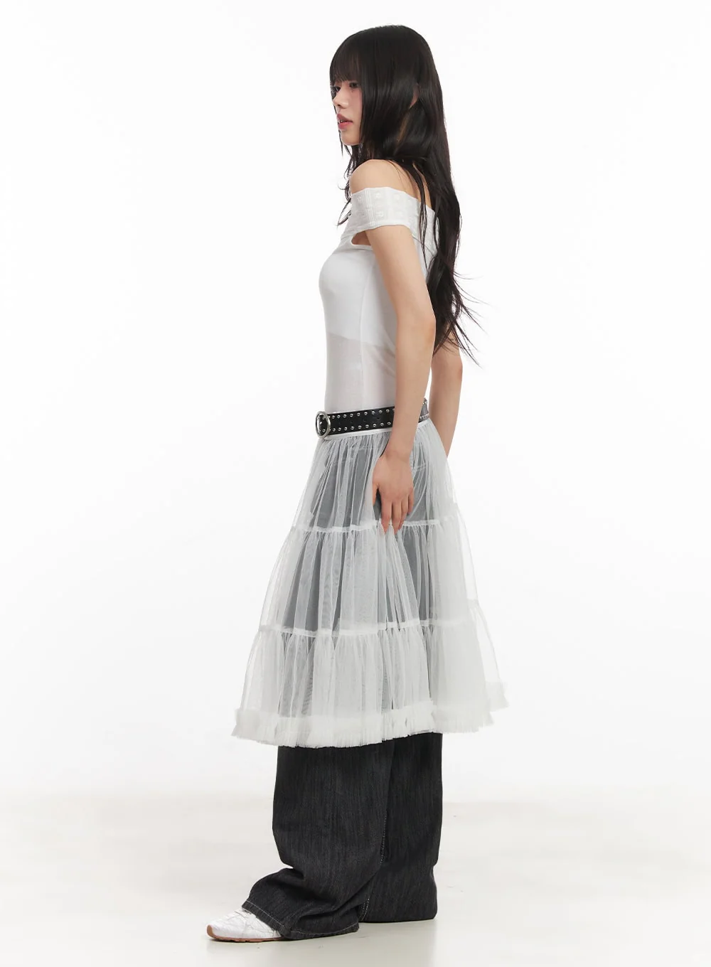 Lace Off-Shoulder Top CA523 - Image 7