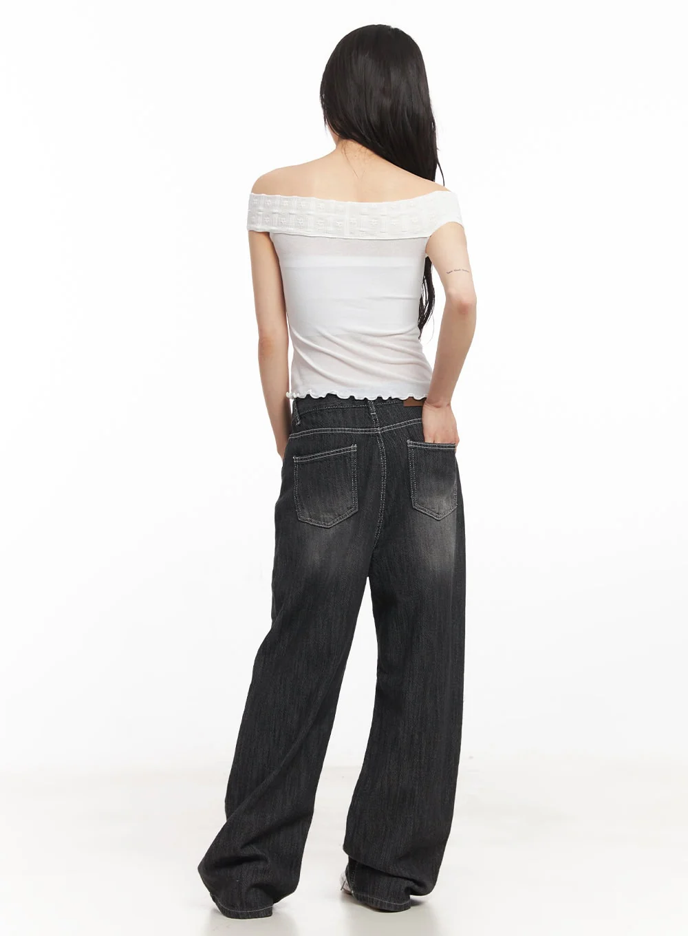Lace Off-Shoulder Top CA523 - Image 8